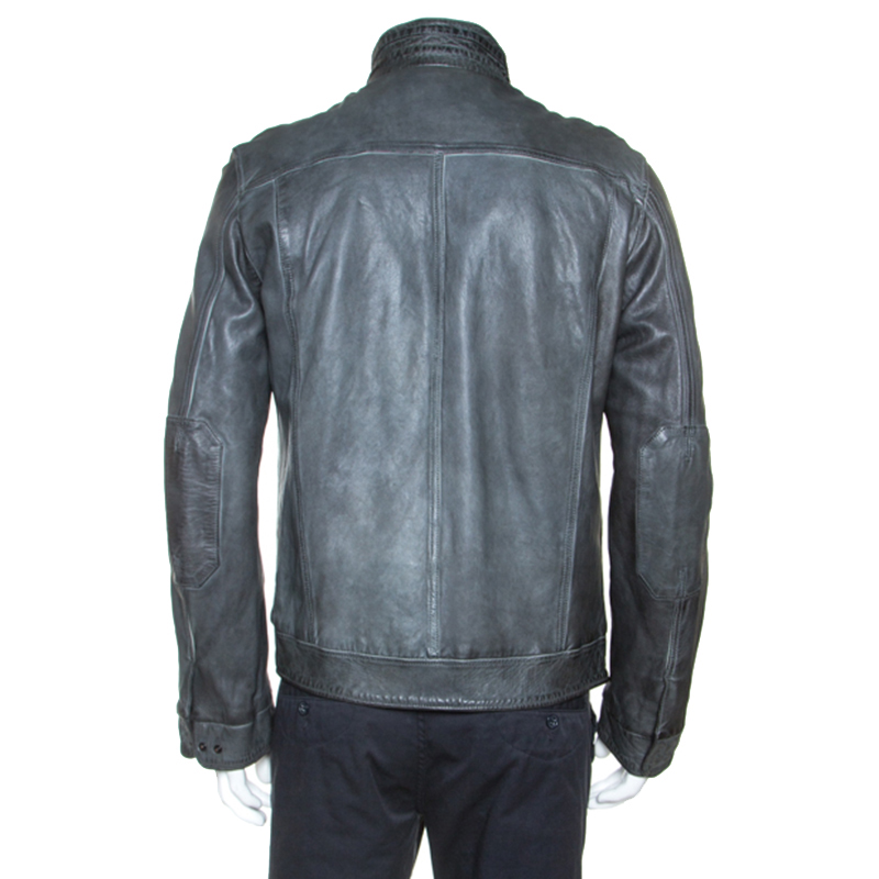 fendi men's leather jacket