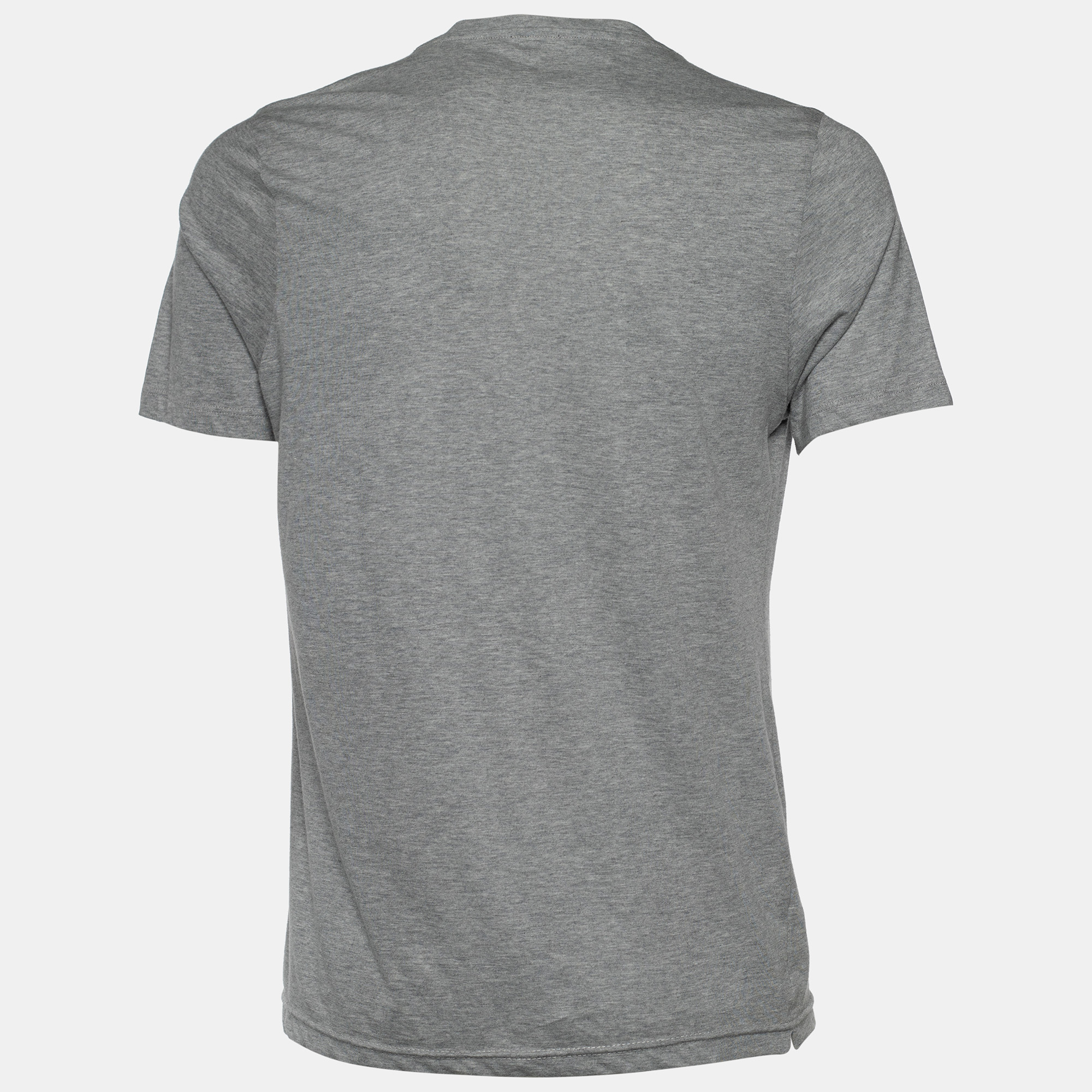 

Fendi Grey Printed Cotton T -Shirt