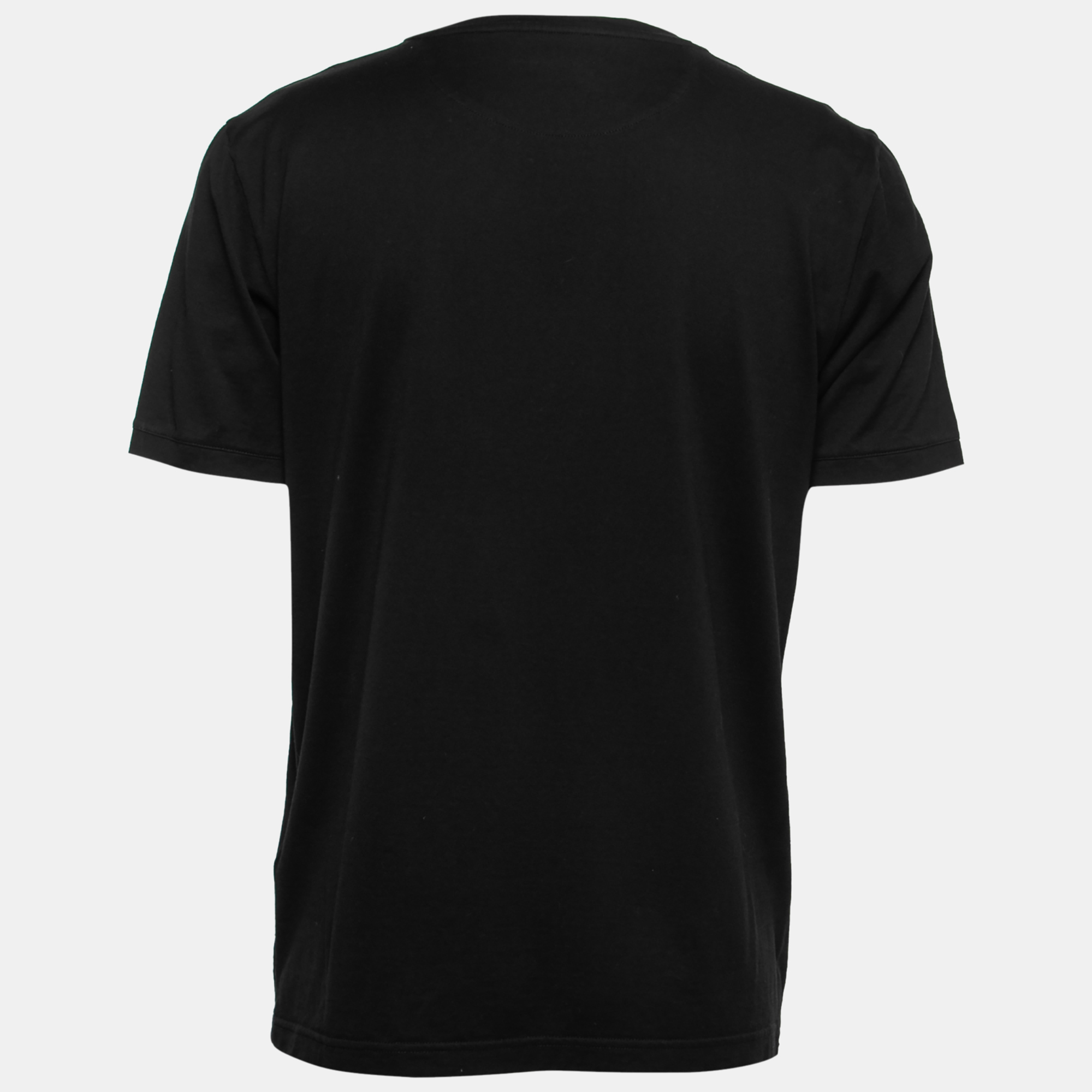 

Fendi Black Cotton Monster Eye Embroidered Short Sleeve T-Shirt