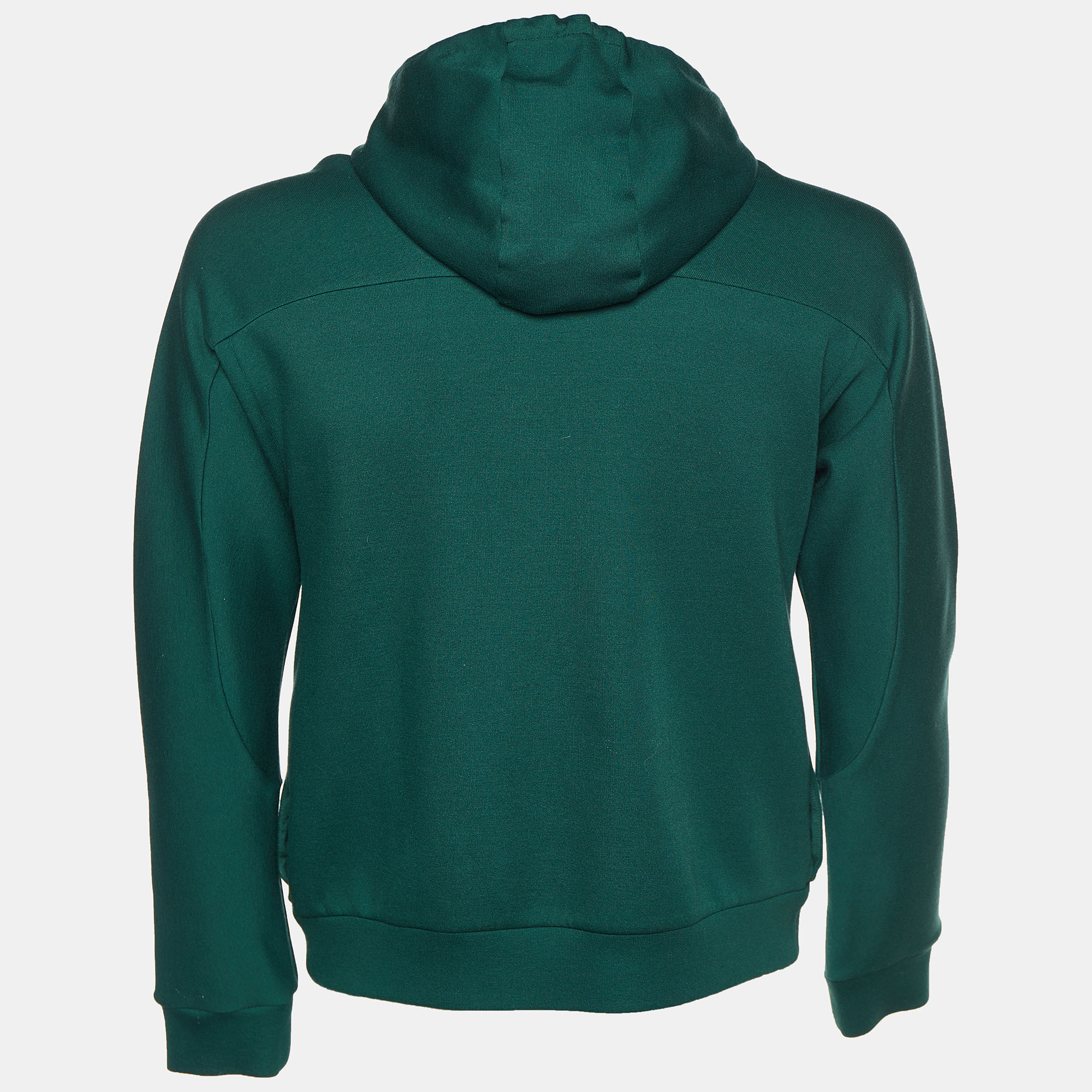 

Fendi Green Logo Printed Knit Hoodie