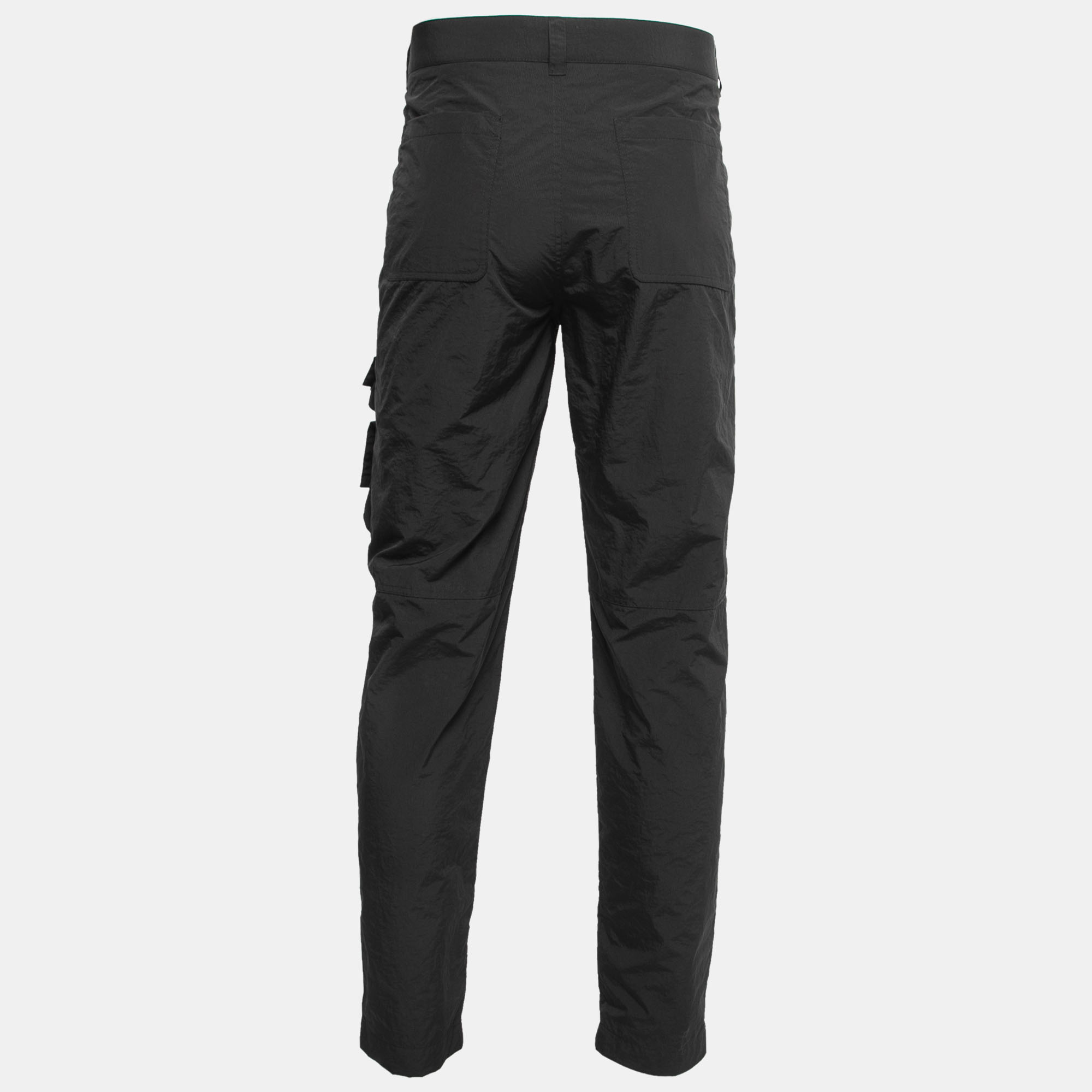 

Fendi Black Nylon Pocket Detailed Trousers