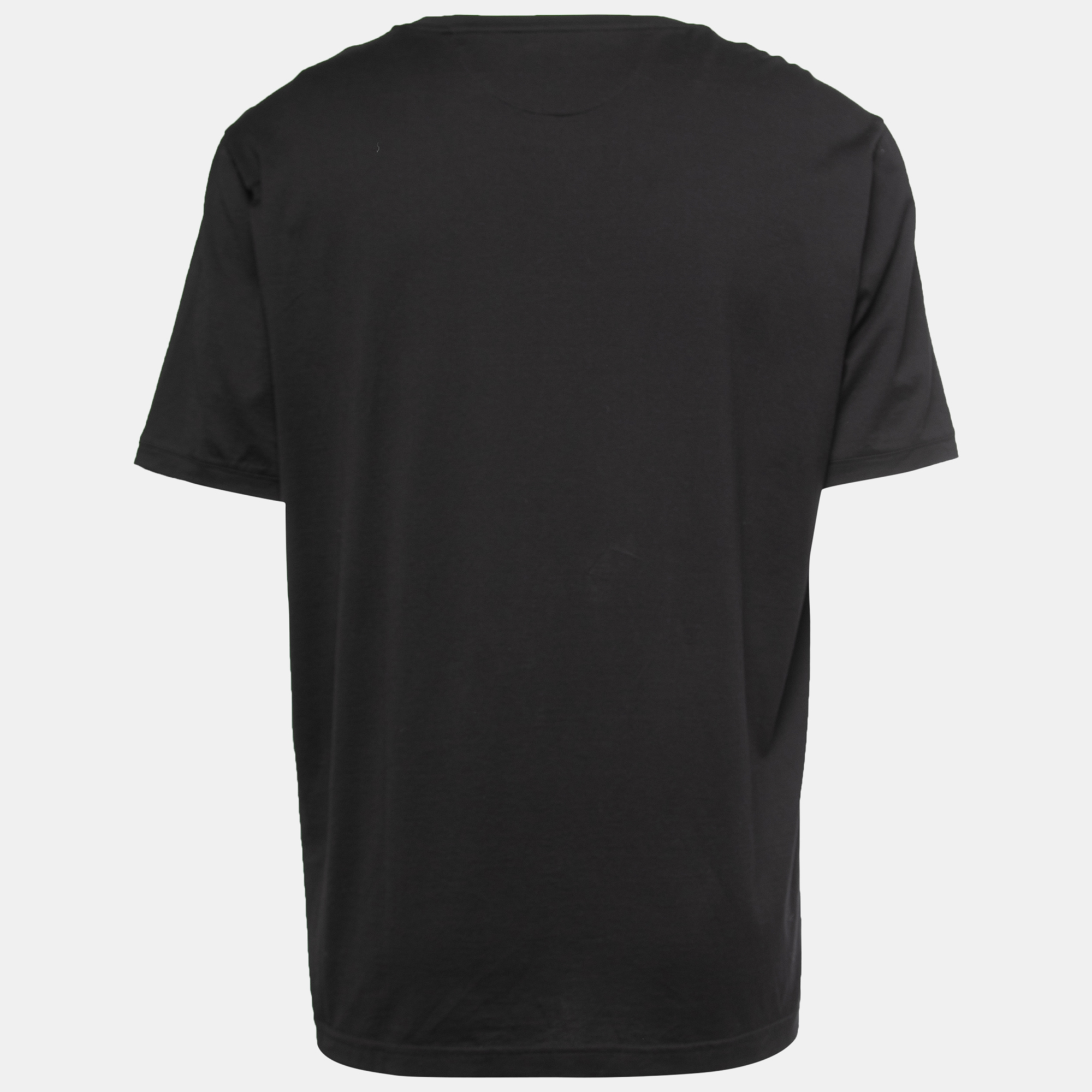 

Fendi Black Bulb Embellished Cotton Crew Neck T-Shirt