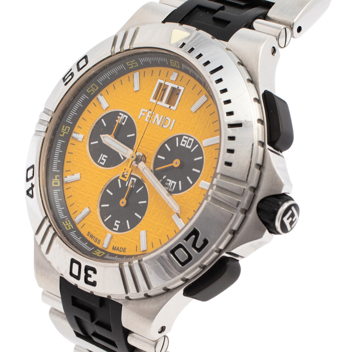 

Fendi Yellow Stainless Steel