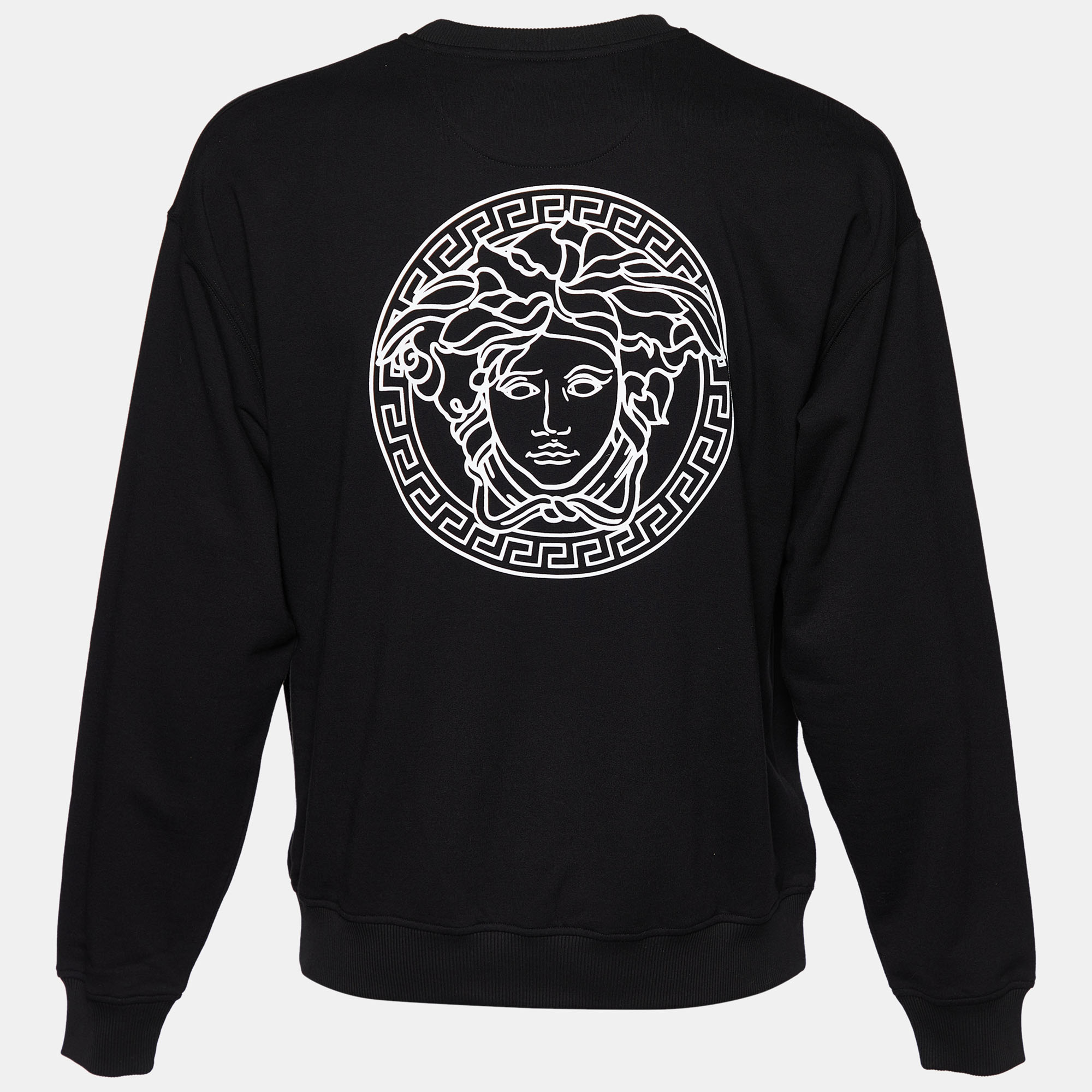 

Fendi x Versace Black Fendace Print Cotton Crew Neck Sweatshirt