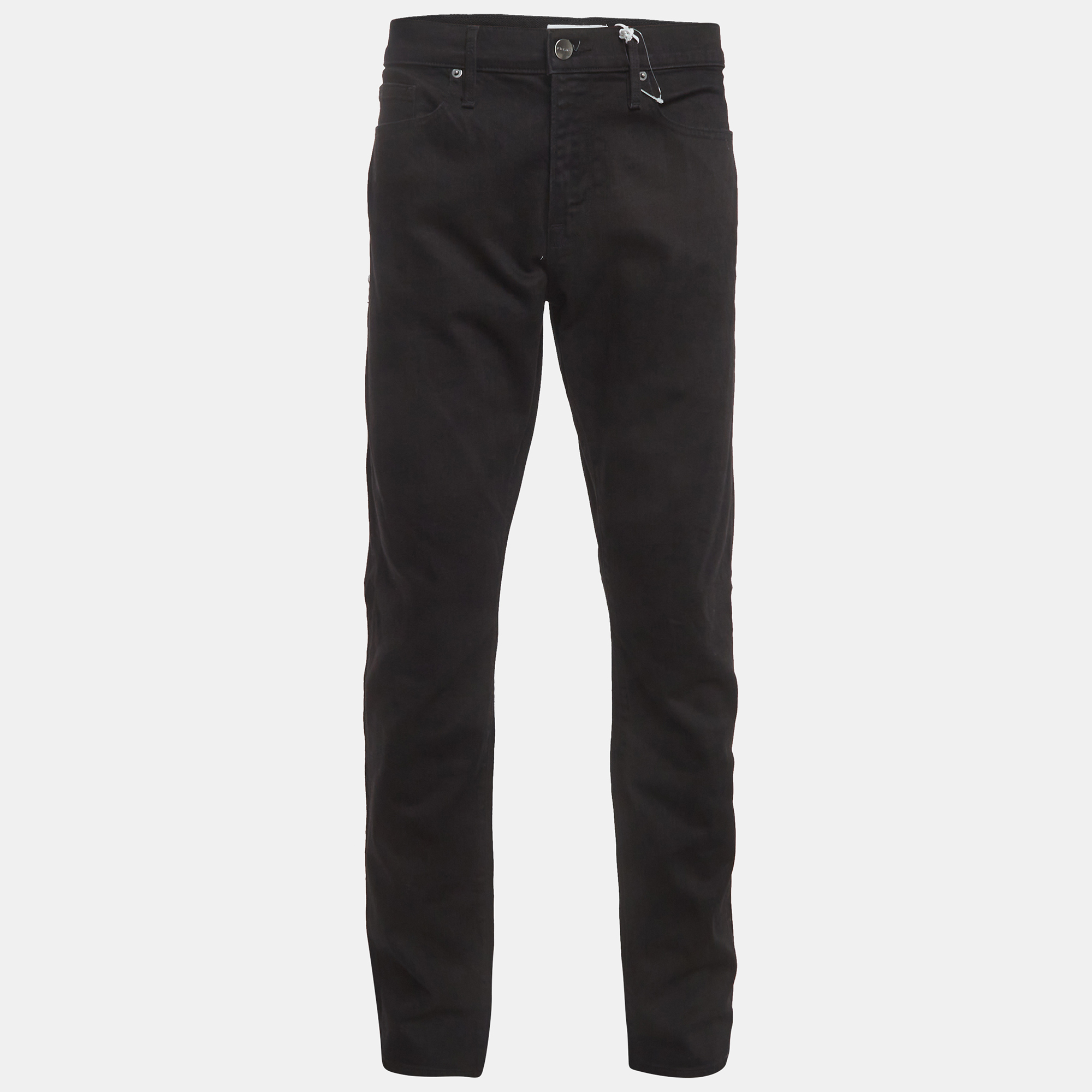 Frame Black Denim L&rsquo;homme Slim Fit Jeans XL/Waist 37