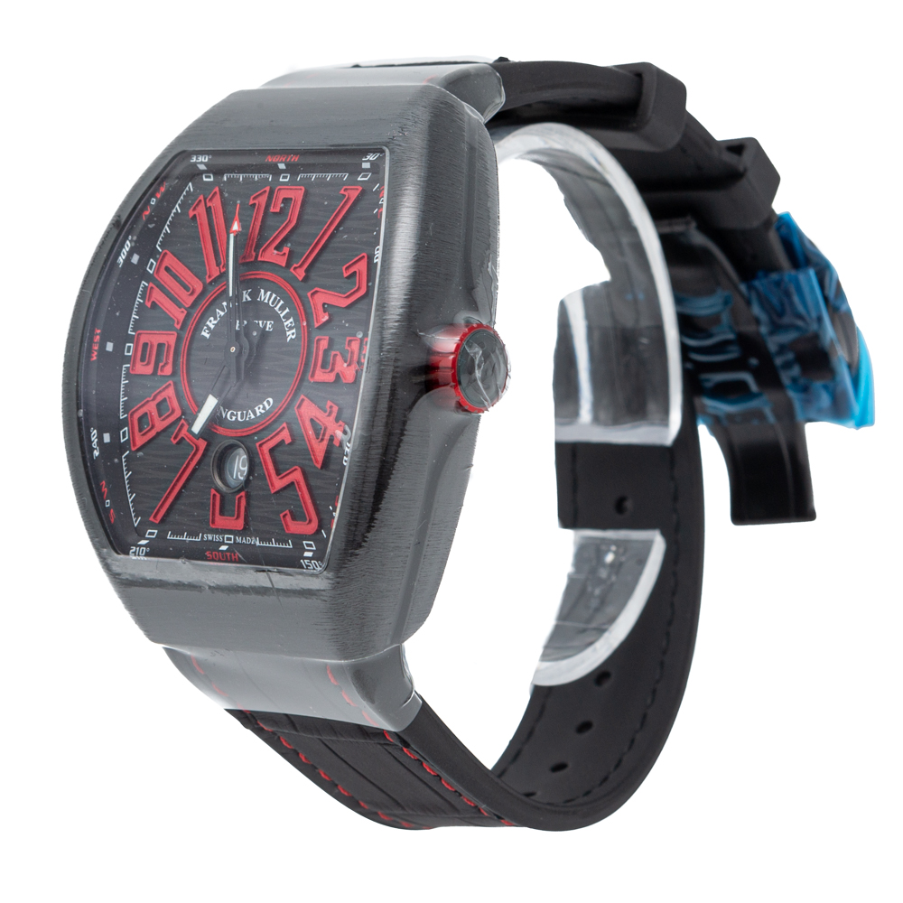 

Franck Muller Black Vanguard Stainless Steel Automatic Men's Wristwatch
