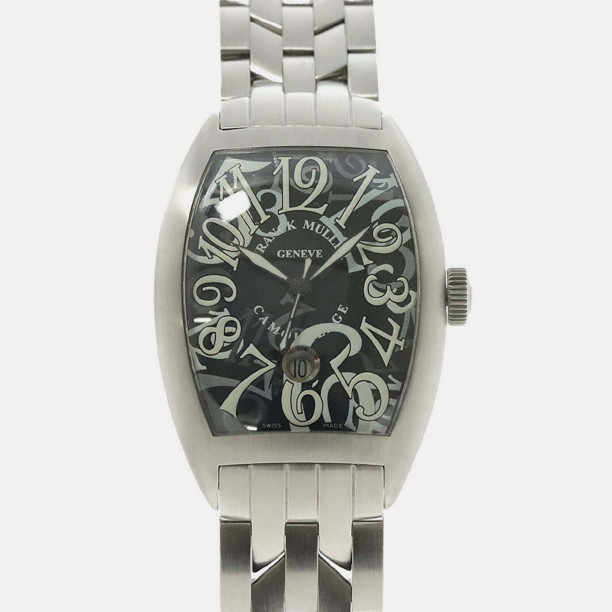 

Franck Muller Grey Stainless Steel Casablanca 8880CDTBR Automatic Men's Wristwatch 40 mm