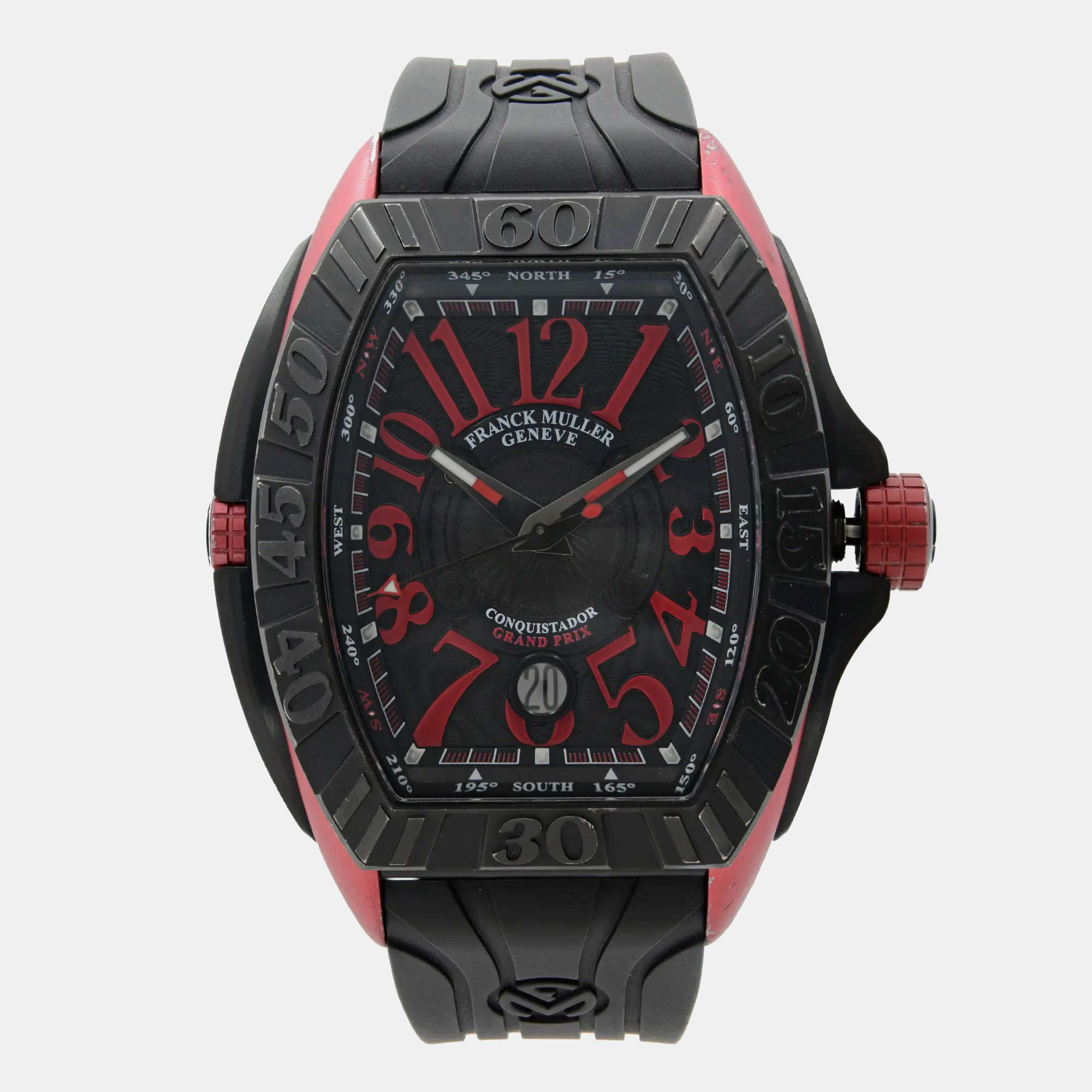 

Franck Muller Conquistador Grand Prix Titanium Black Dial Watch 47 mm