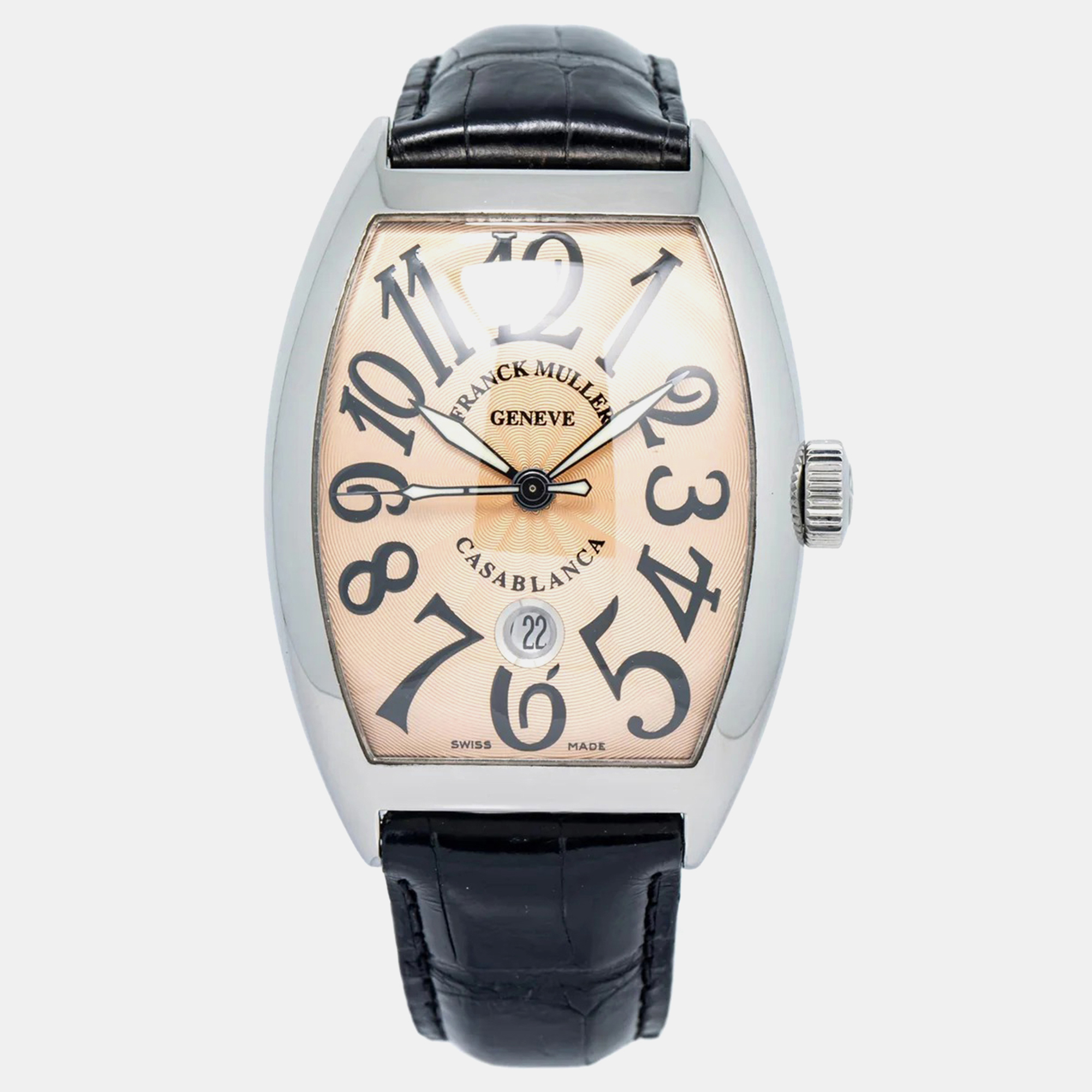 

Franck Muller Casablanca 8880 C DT Automatic Cream Stainless Steel Men's Wristwatch