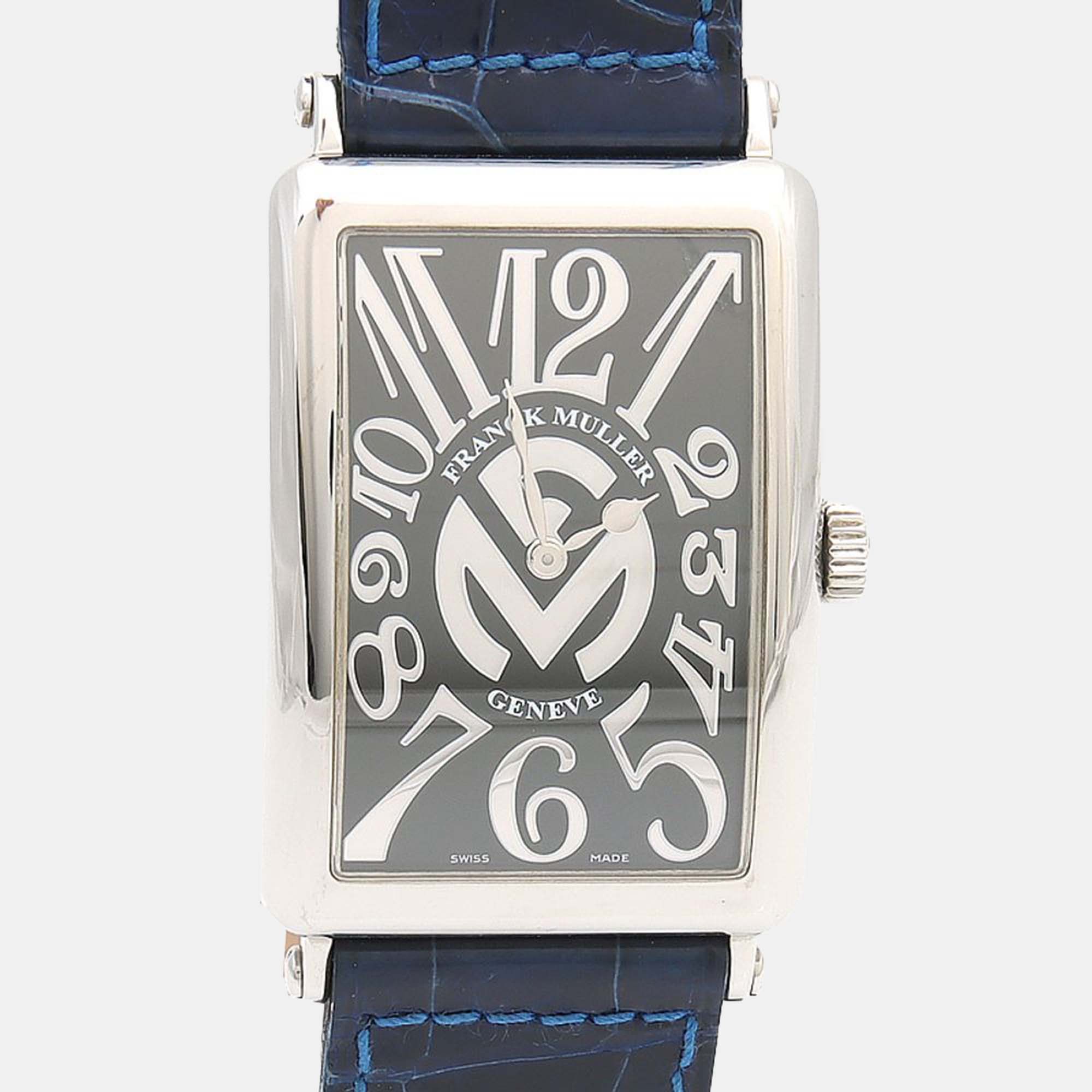 

Franck Muller Long Island 10002QZ Quartz Black Stainless Steel men's Wristwatch