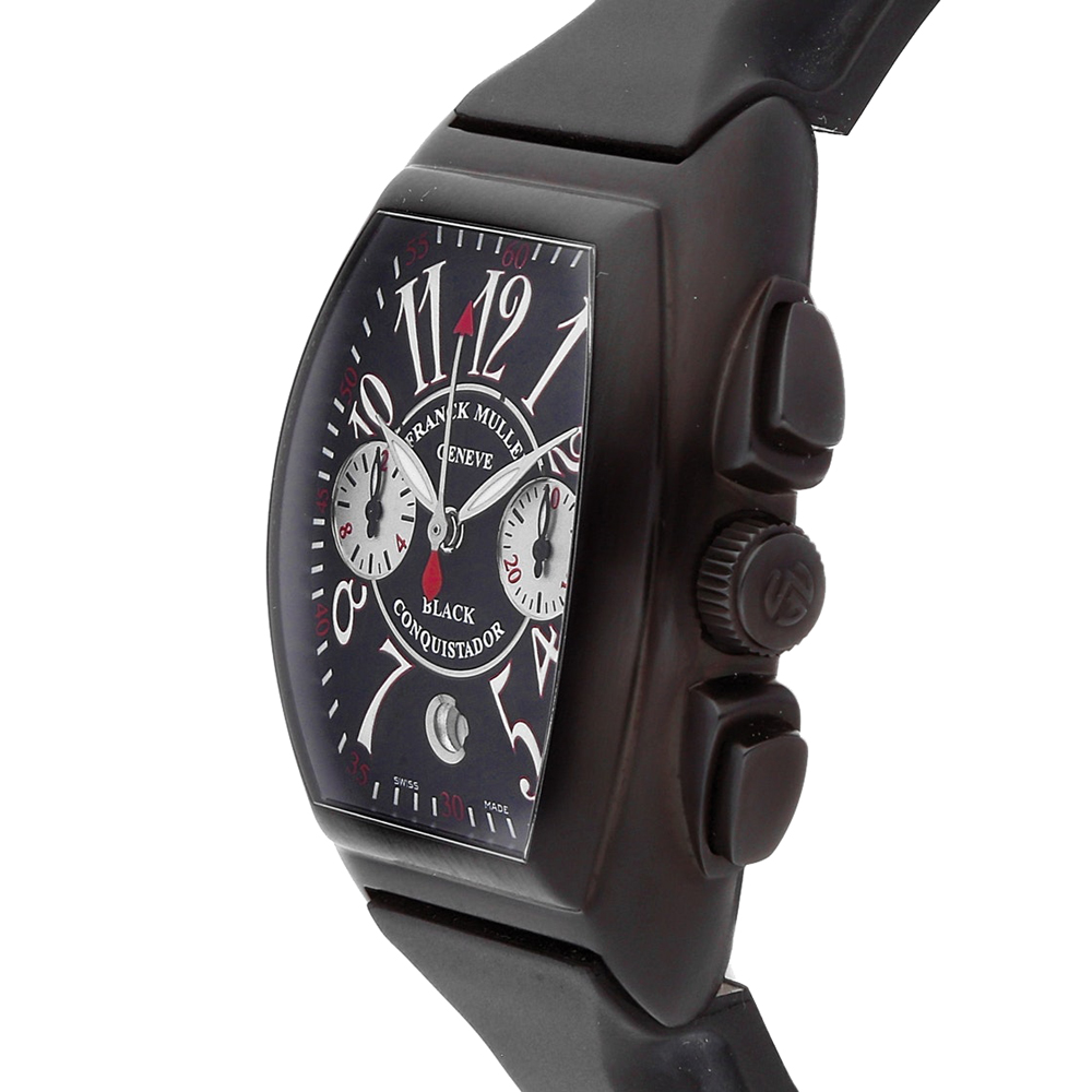 

Franck Muller Black PVD Stainless Steel Conquistador Chronograph