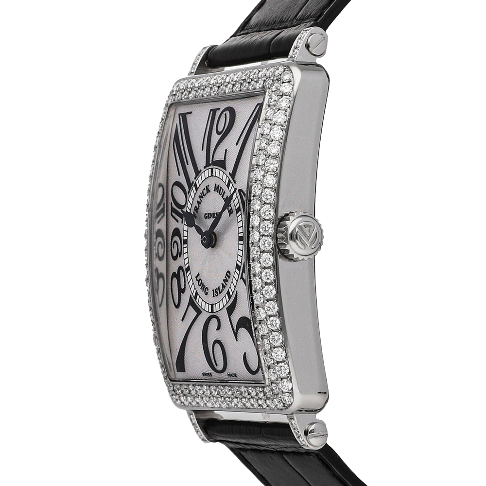 

Franck Muller Silver Diamond Stainless Steel Long Island