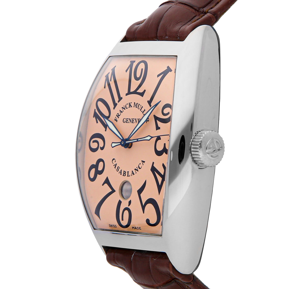 

Franck Muller Pink Stainless Steel Casablanca