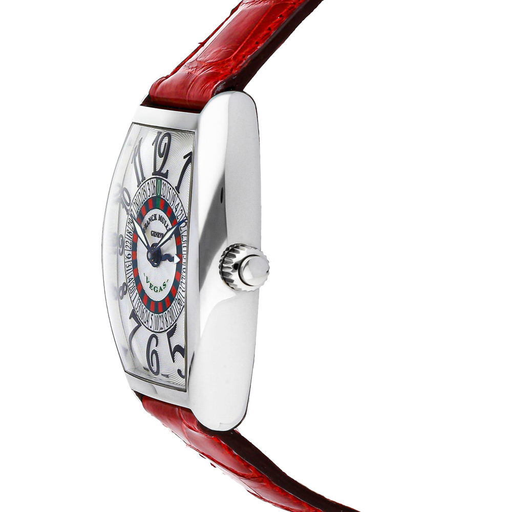 

Franck Muller Silver Stainless Steel Cintree Curvex Vegas