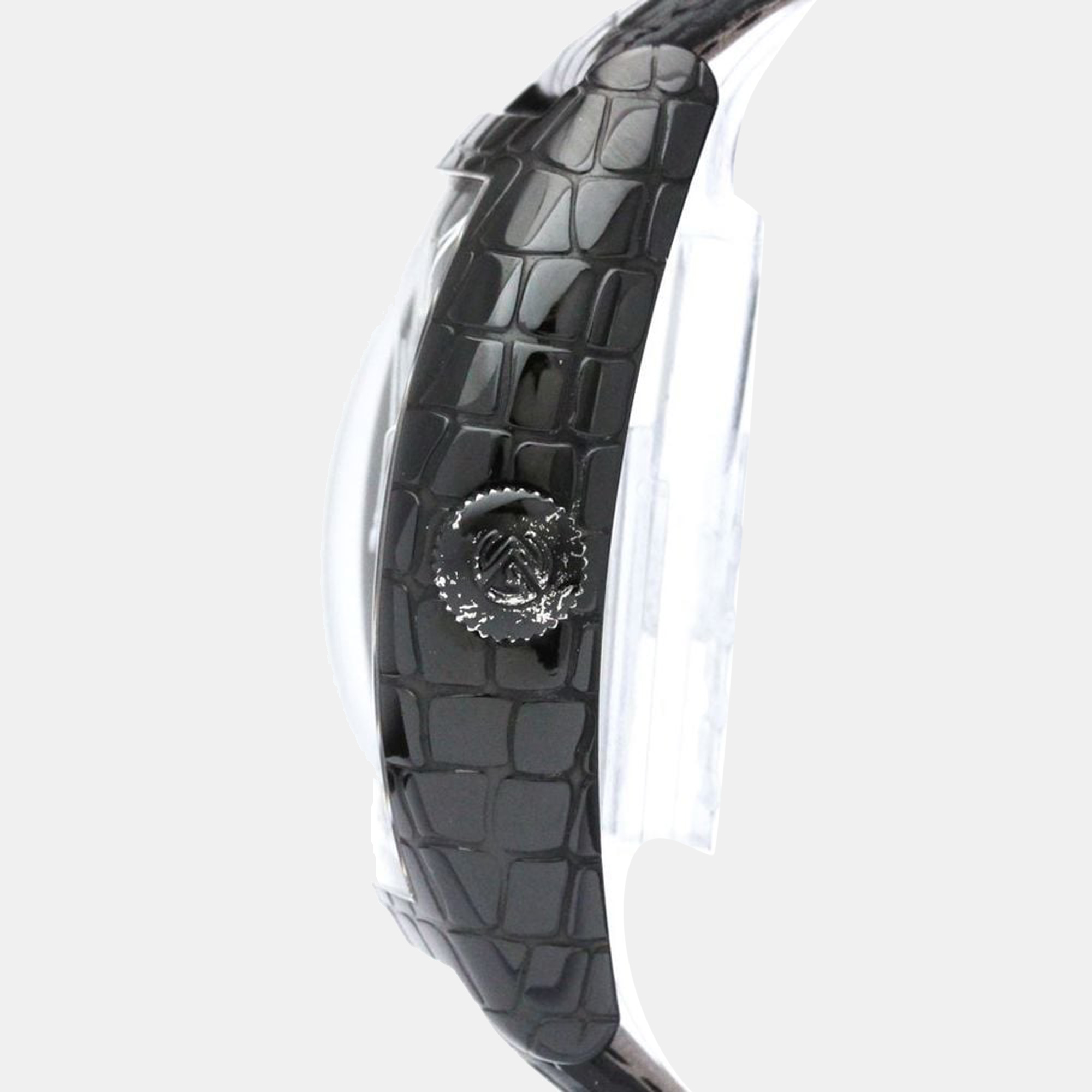 

Franck Muller Black Croc Steel Tourneau Curvex 9880SC BLK CRO Men's Wristwatch 43 mm