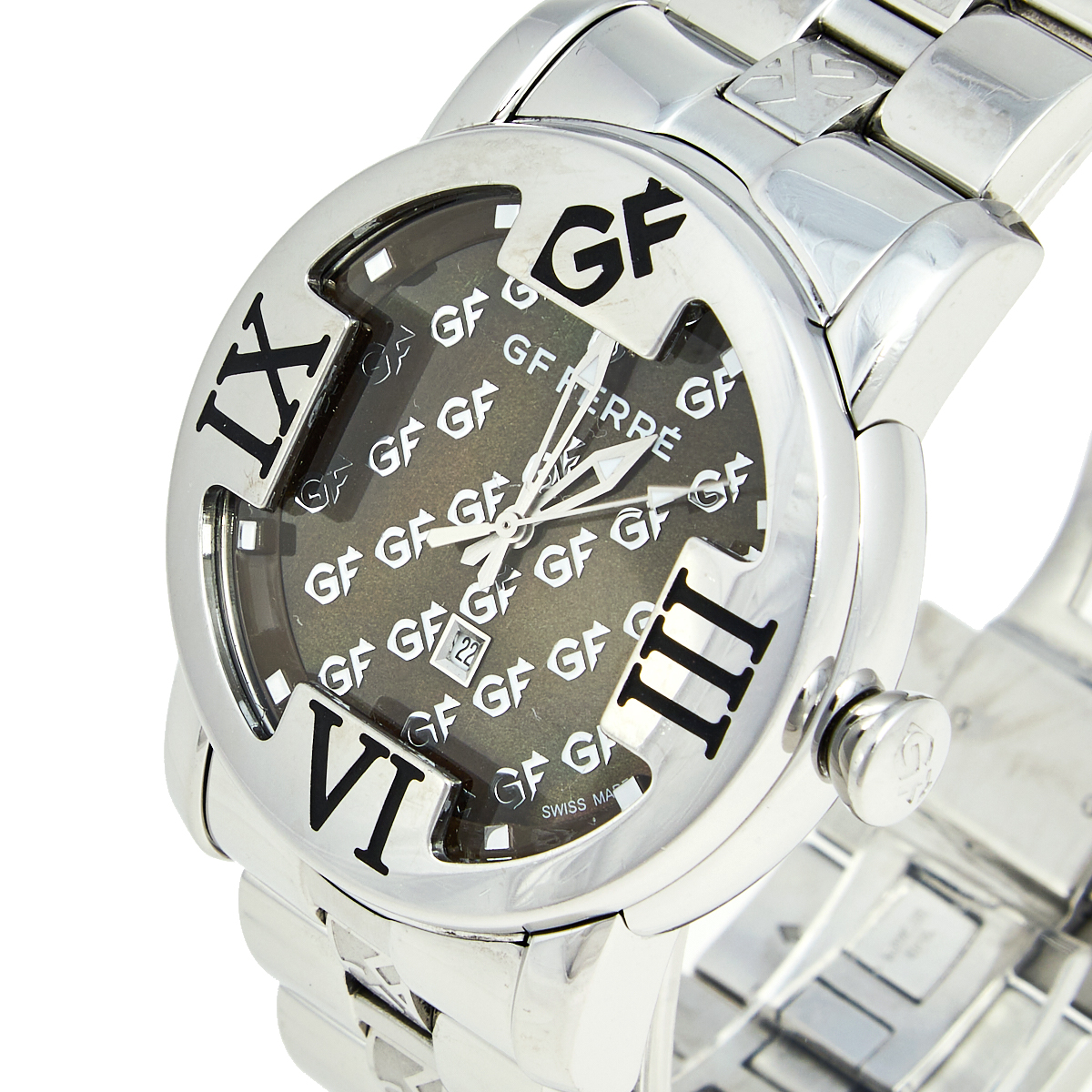 

GF Ferre Brown Stainless Steel GF.9025B Quartz Men's Wristwatch