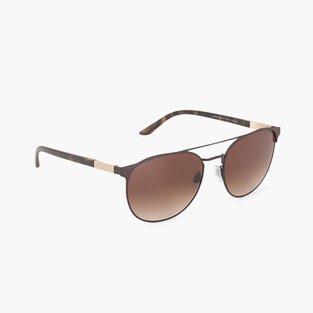 Giorgio Armani Brown Aviator Sunglasses