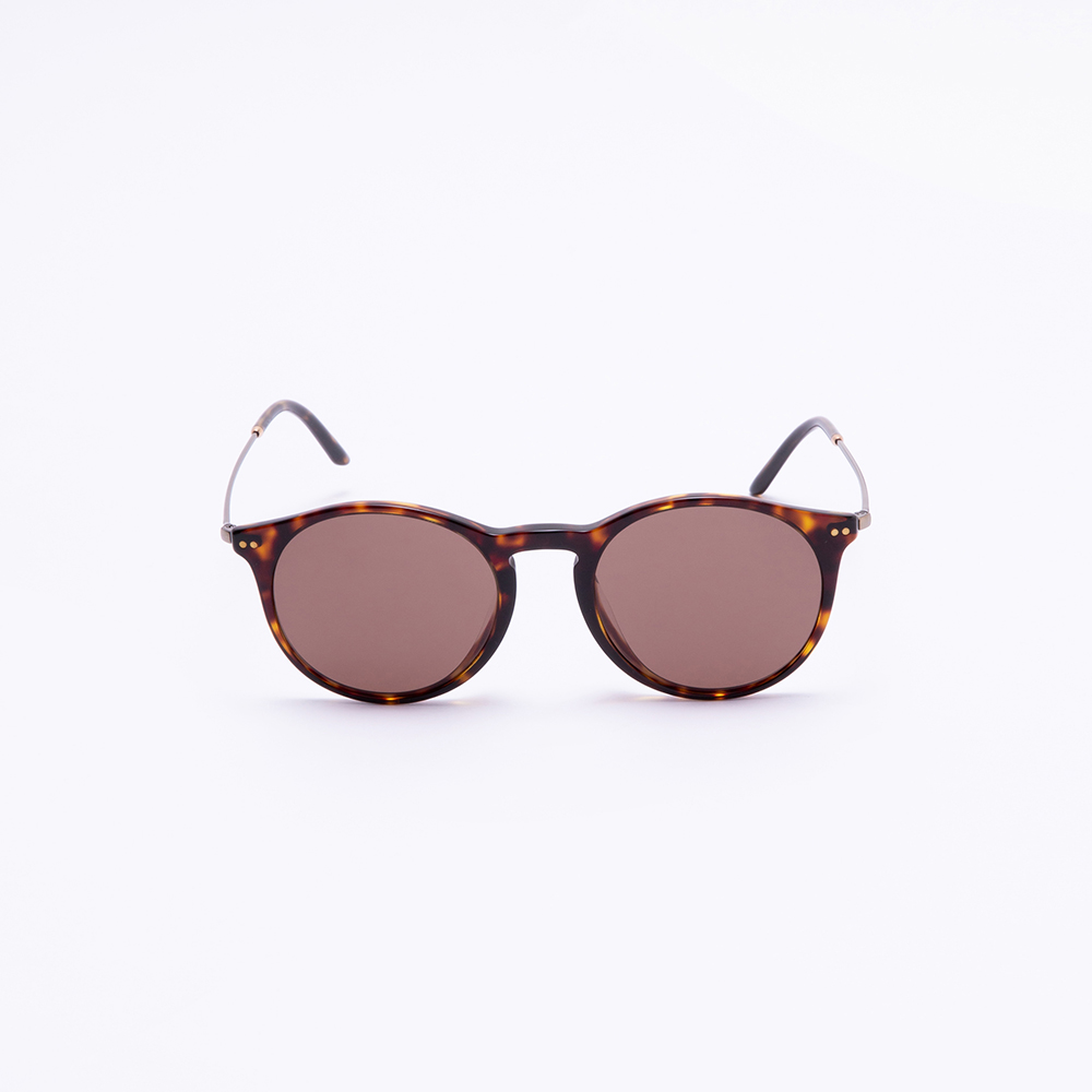 

Giorgio Armani Brown Round Eye Sunglasses