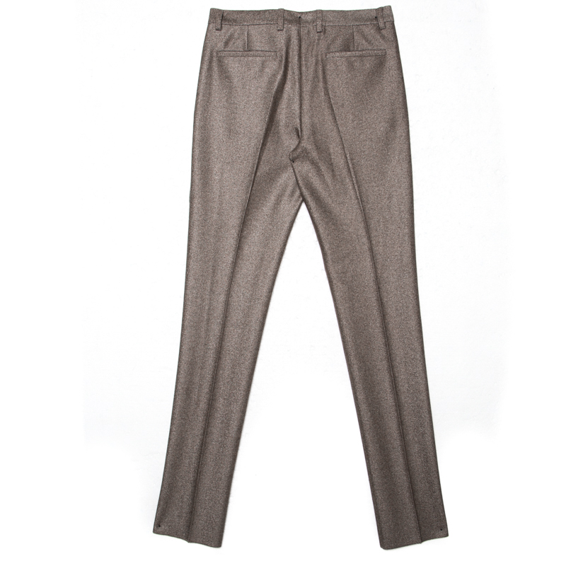 

Giorgio Armani Brown Wool Blend Tailored Trousers