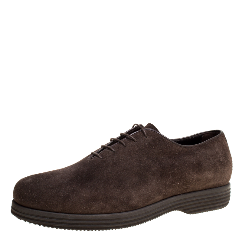 Armani suede outlet shoes