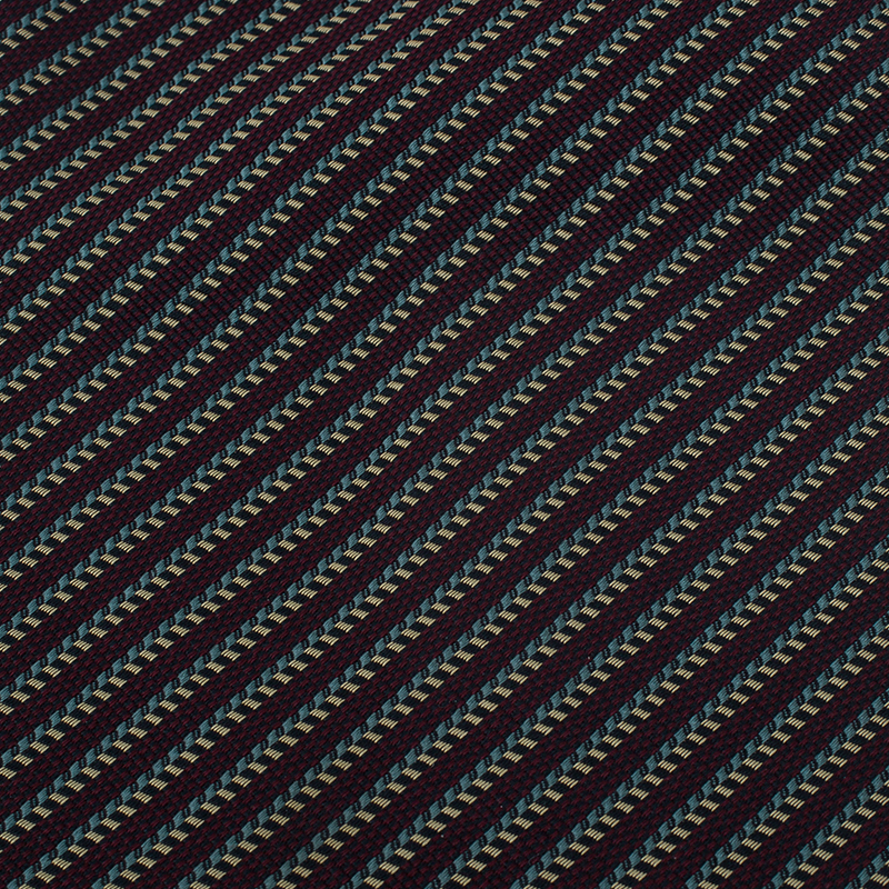 

Giorgio Armani Burgundy Striped Silk Tie