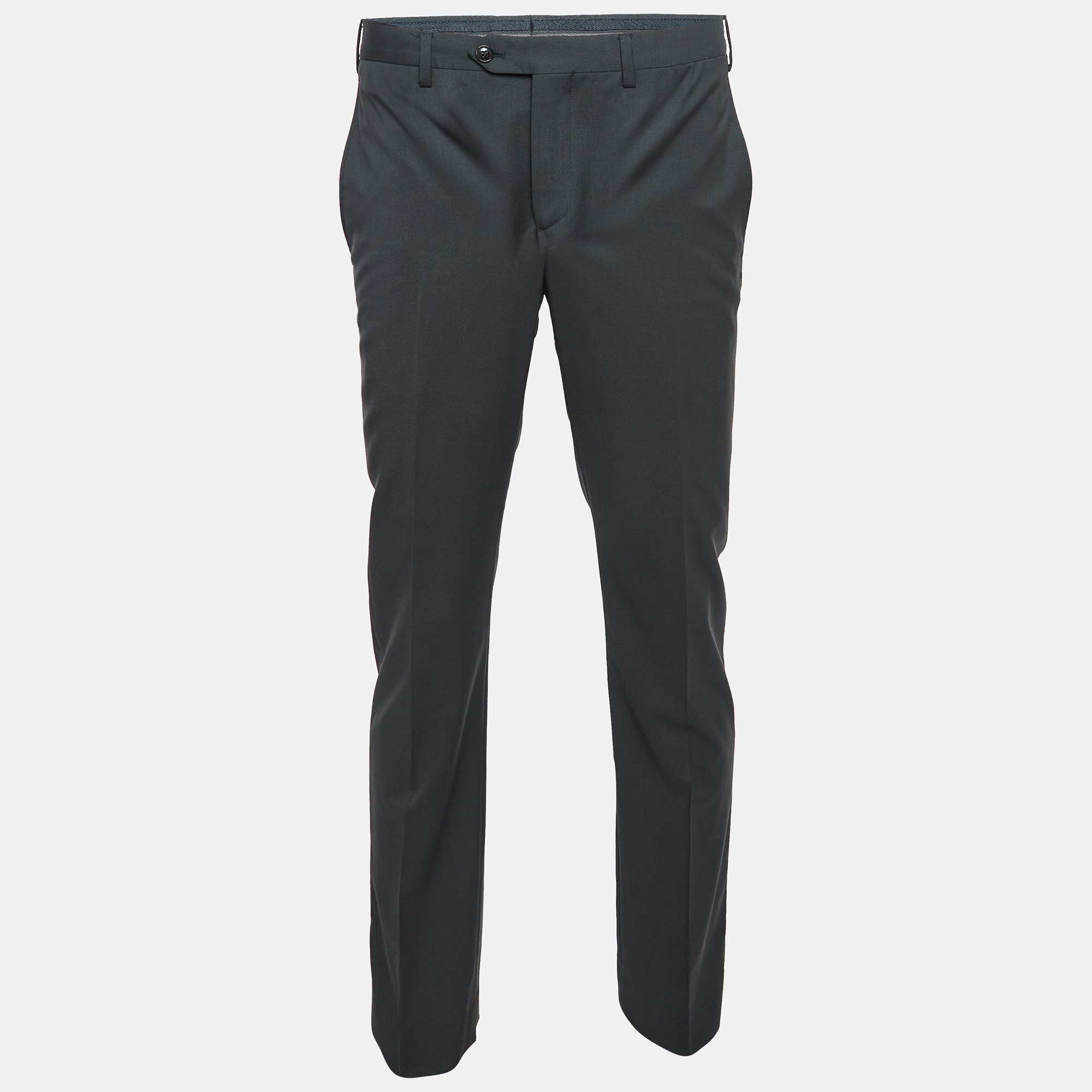 

Giorgio Armani Black Wool Tailored Pants S