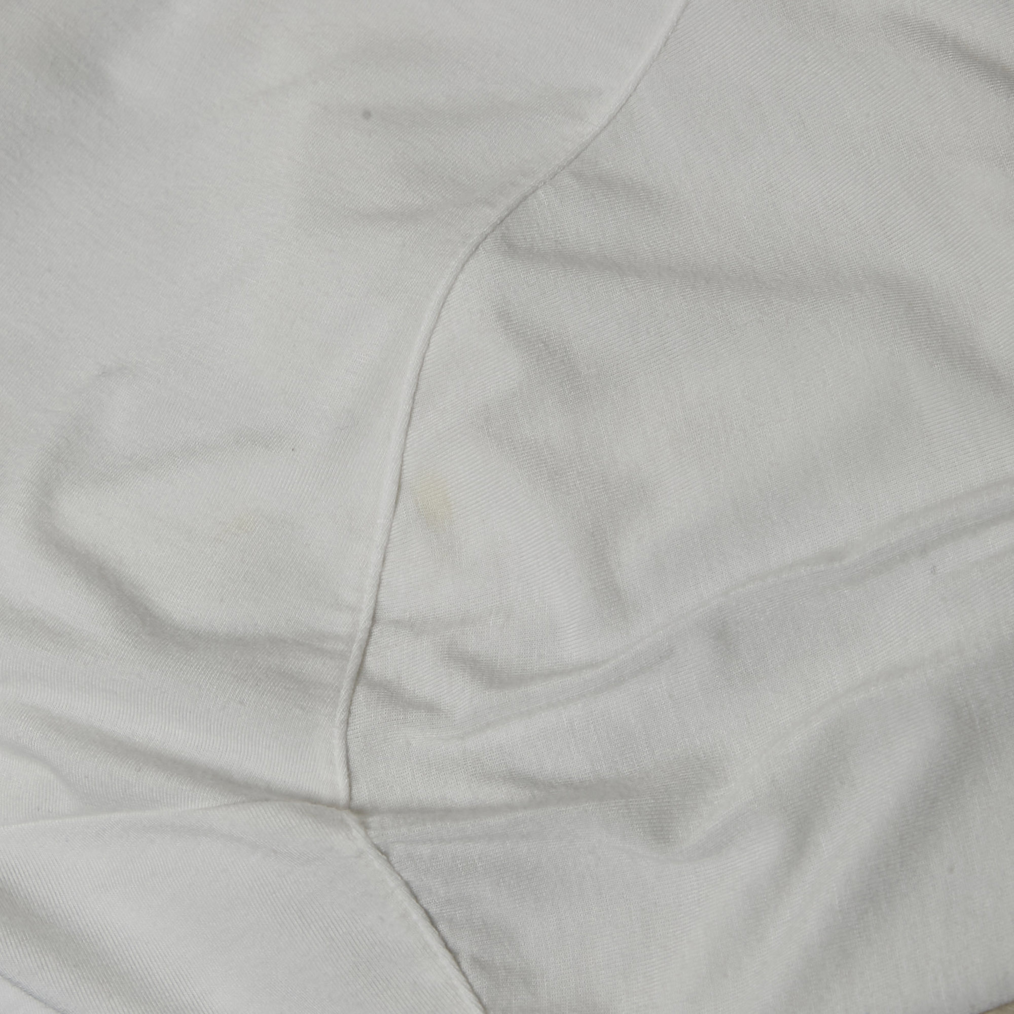 Giorgio Armani White Jersey Round Neck T-Shirt M 