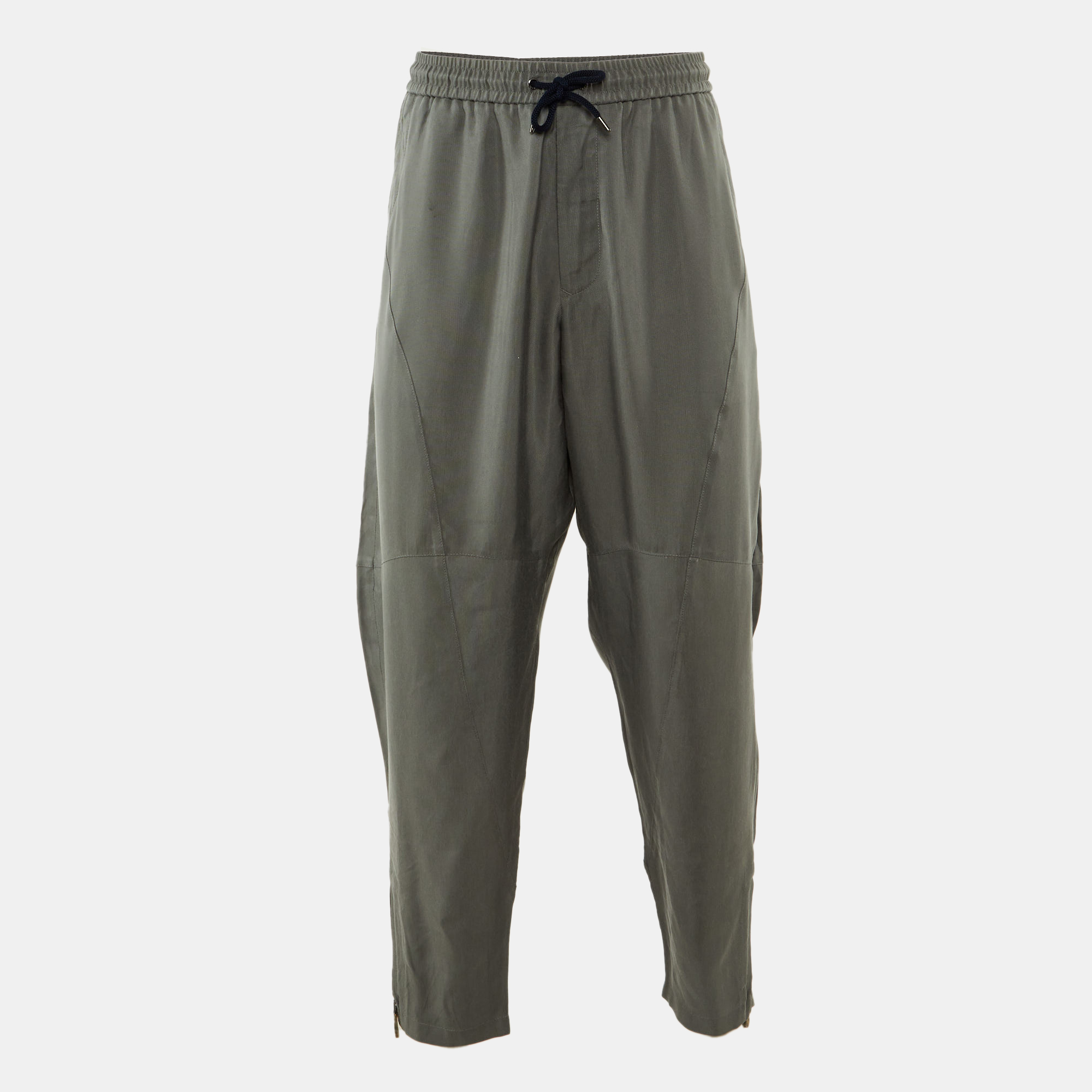 

Giorgio Armani Grey Crepe Trousers XXL
