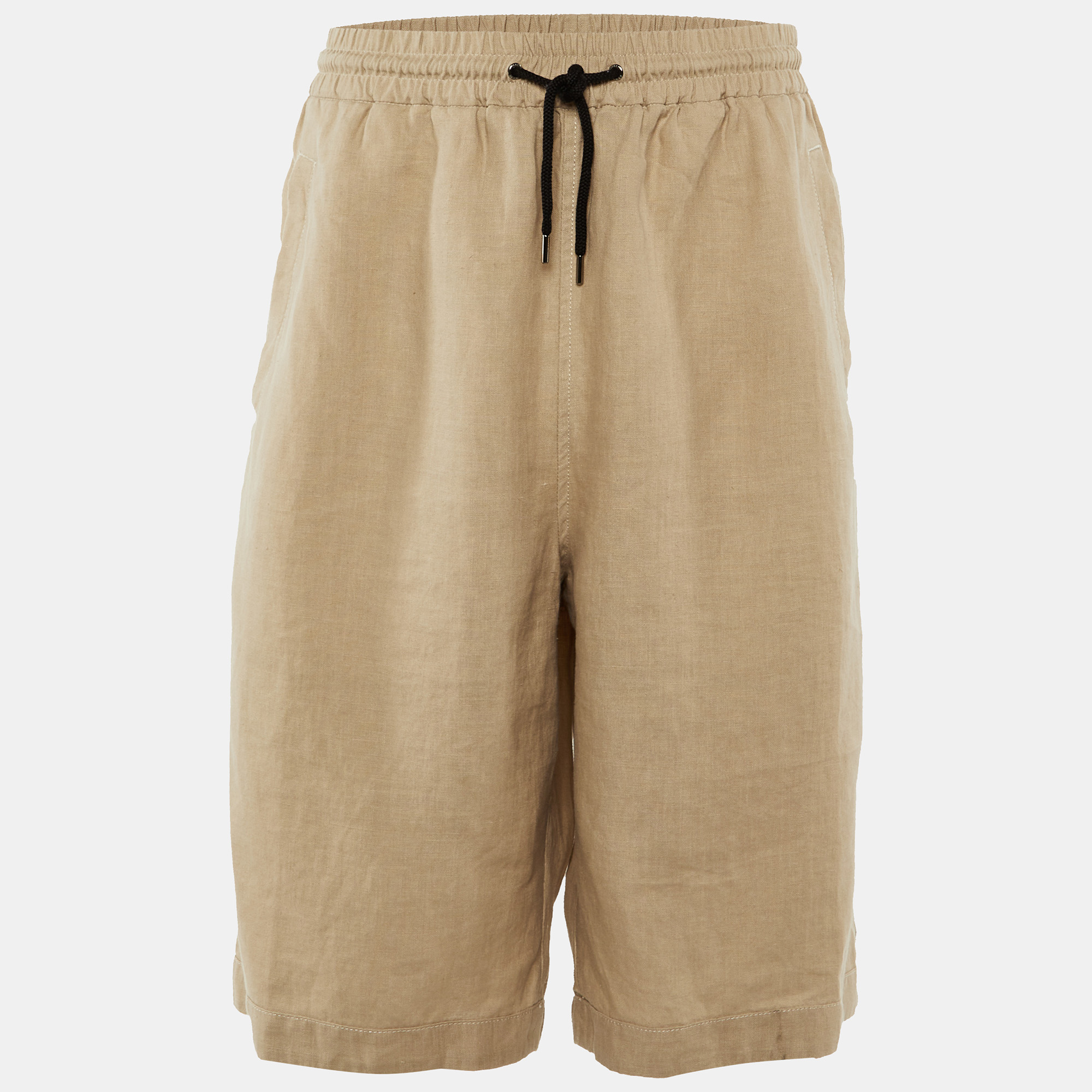 

Giorgio Armani Beige Hemp Bermuda Shorts XL
