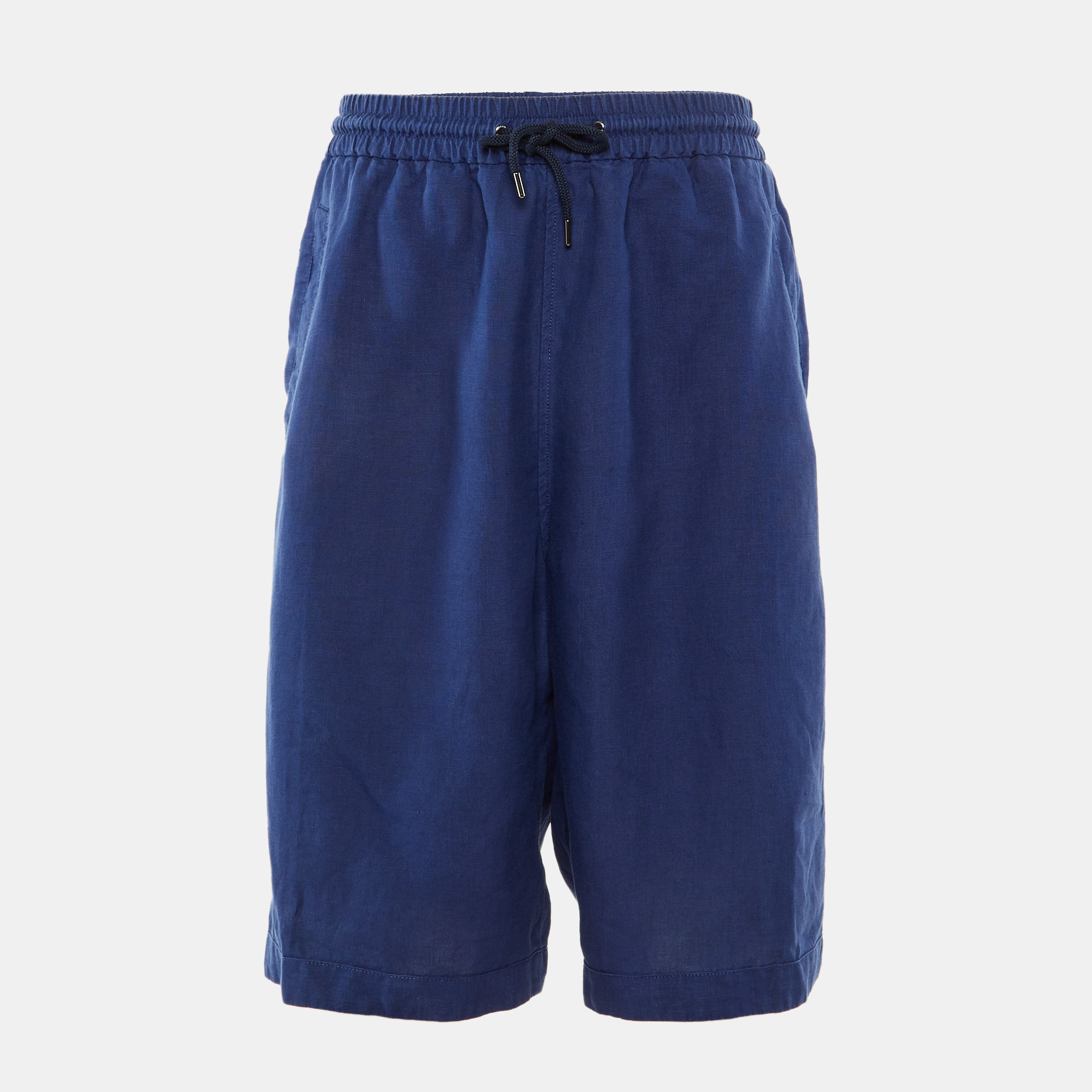 

Giorgio Armani Blue Hemp Bermuda Shorts XXL