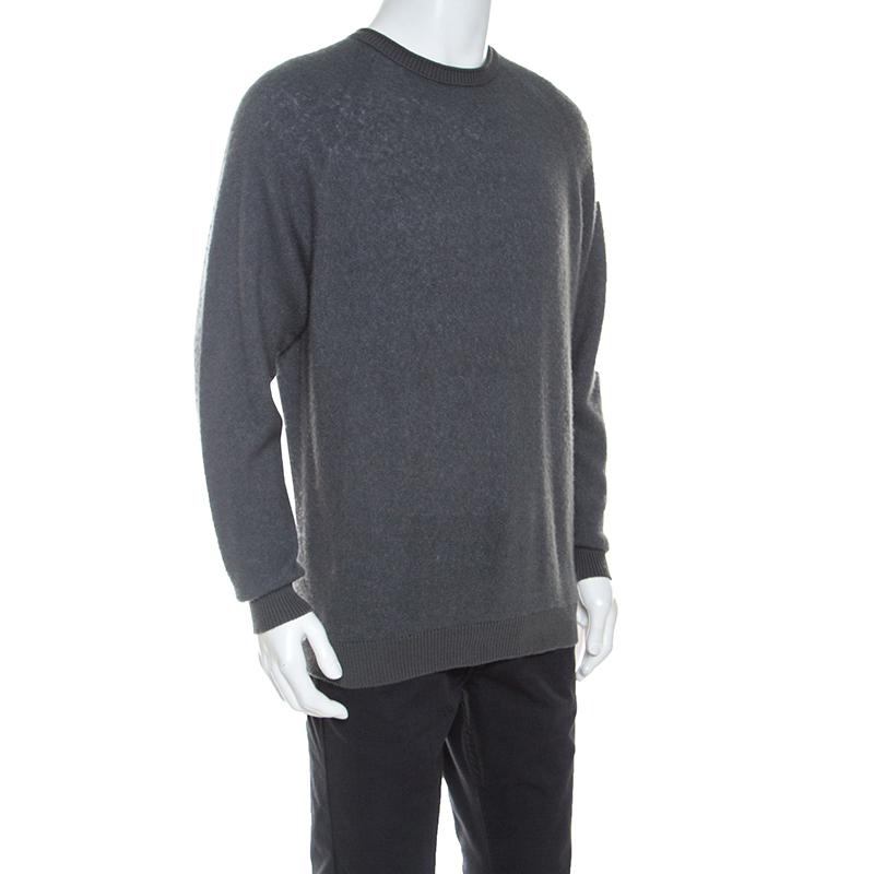 

Giorgio Armani Grey Cashmere Sweater