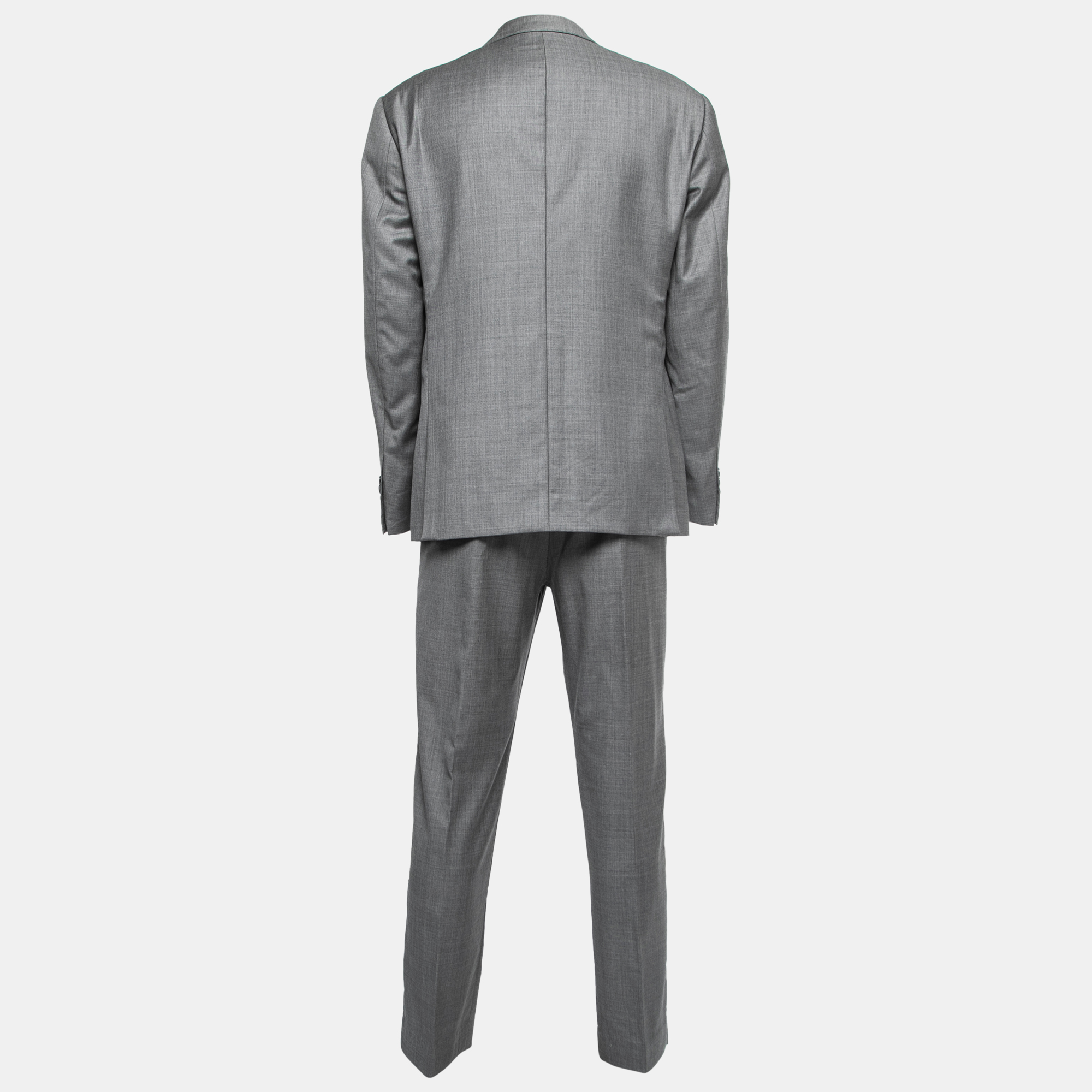 

Giorgio Armani Grey Wool Regular Fit Single Breasted Suit