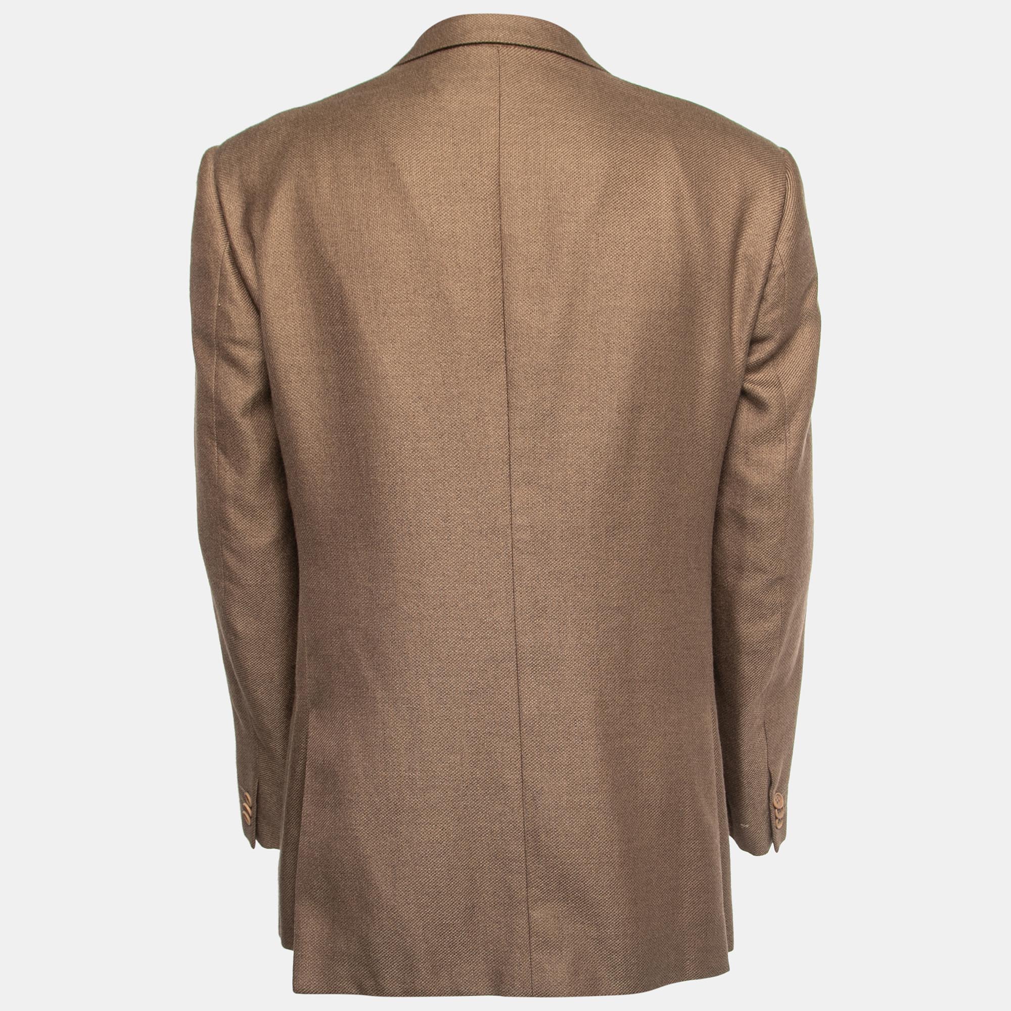 

Giorgio Armani Vintage Brown Wool Single Breasted Blazer