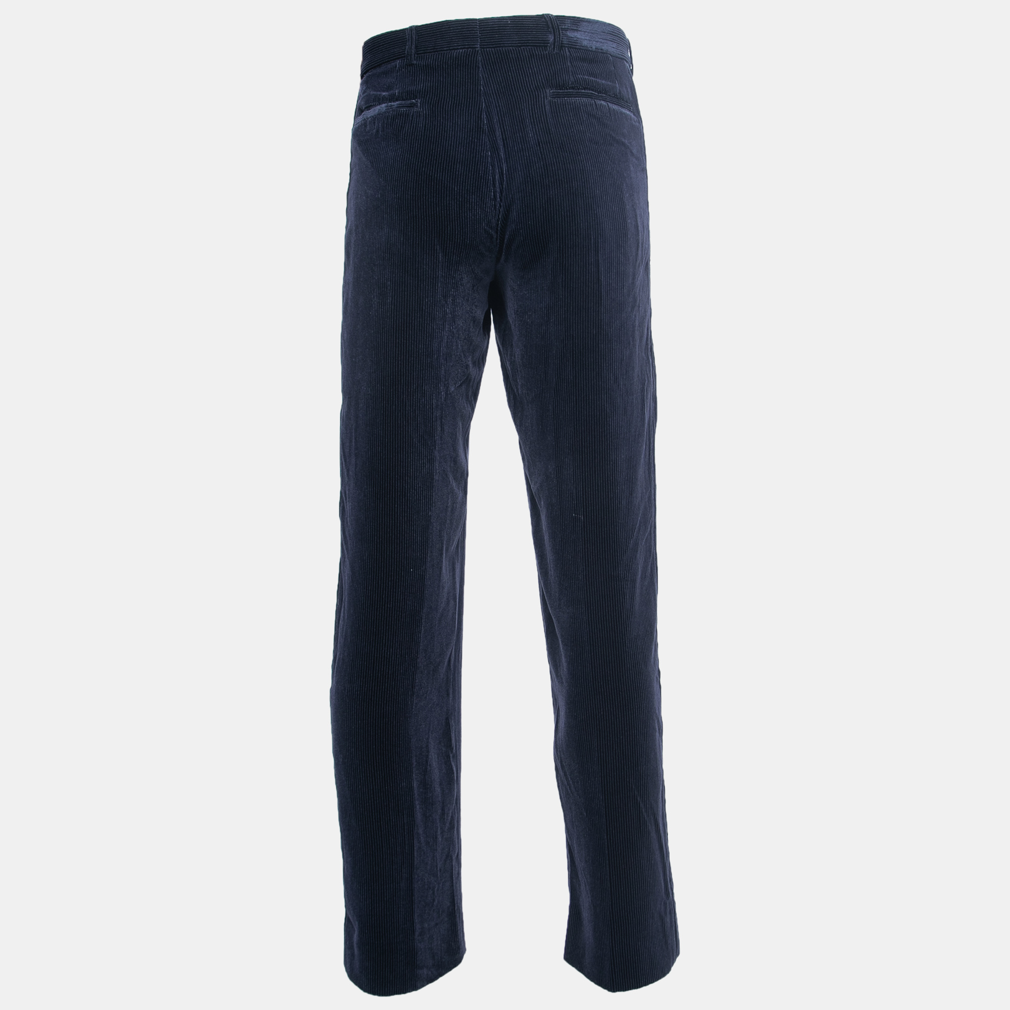 

Giorgio Armani Dark Blue Corduroy Trousers