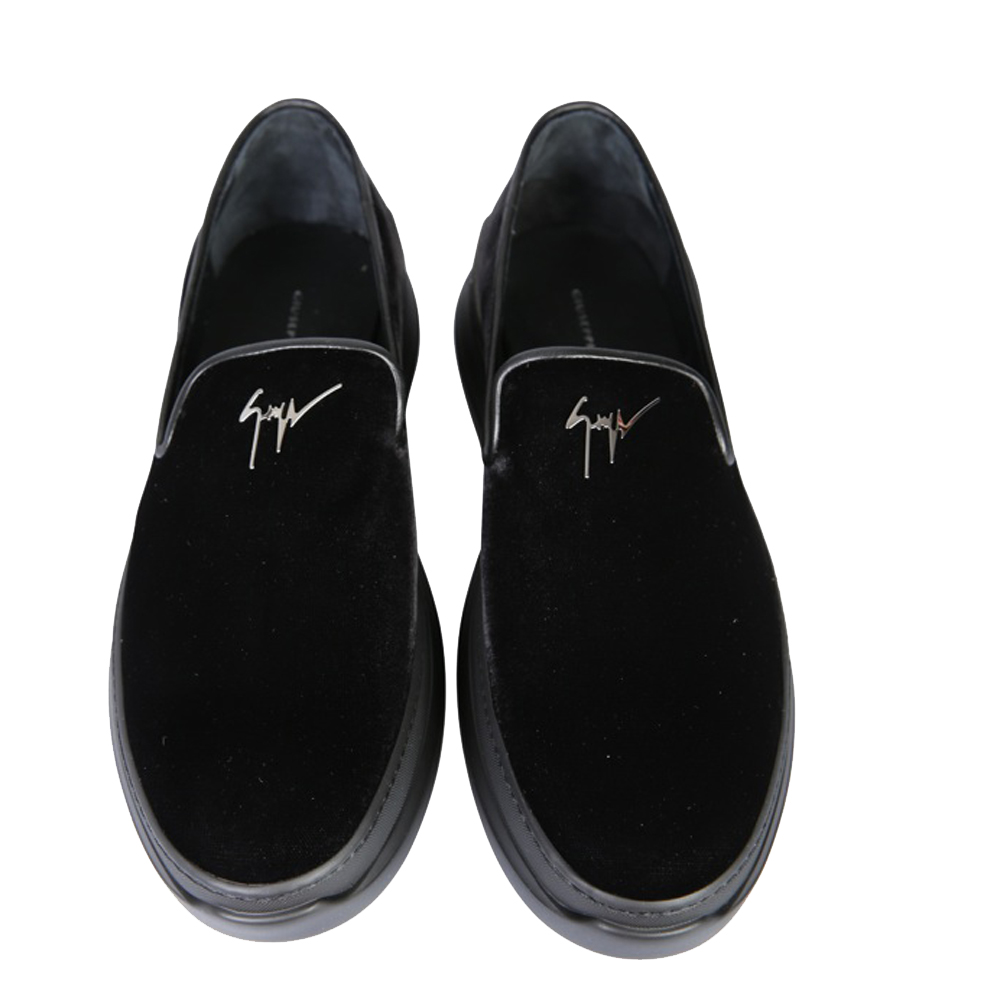 

Giuseppe Zanotti Black Conley Slip-Ons Sneakers Size EU