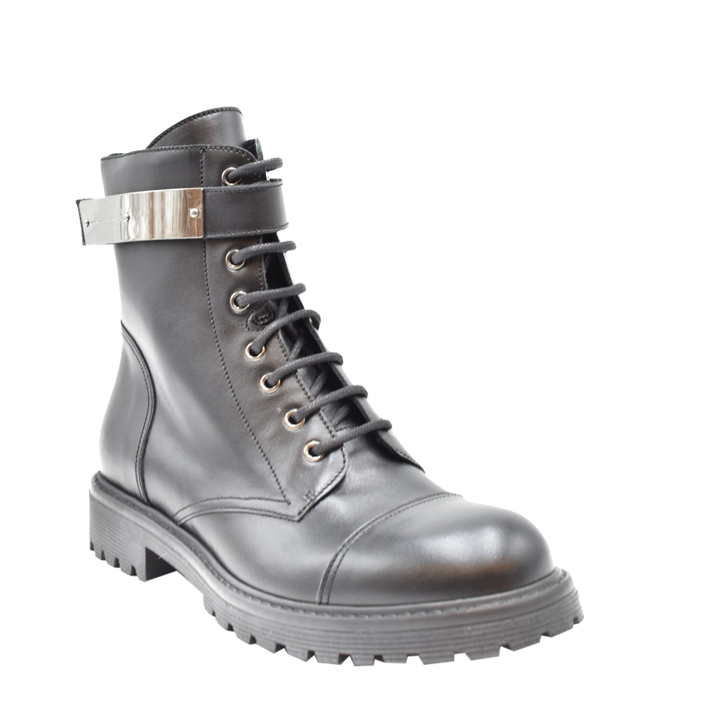 

Giuseppe Zanotti Black Alexa Leather Boots Size EU