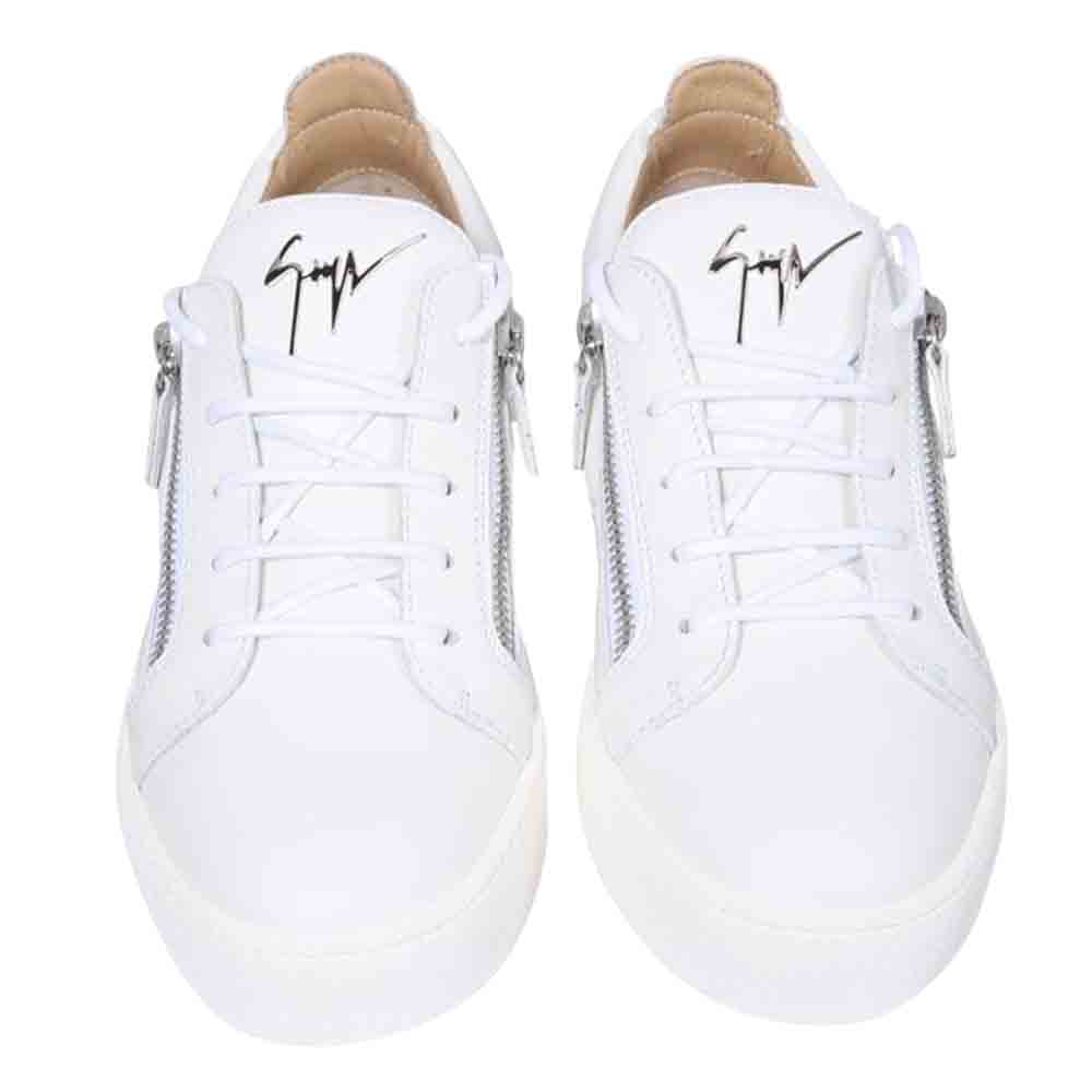 

Giuseppe Zanotti White/Red Frankie Sneakers Size EU