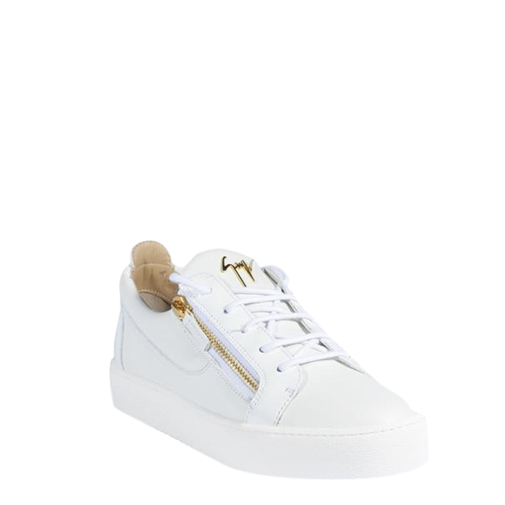 

Giuseppe Zanotti White Frankie Sneakers Size EU