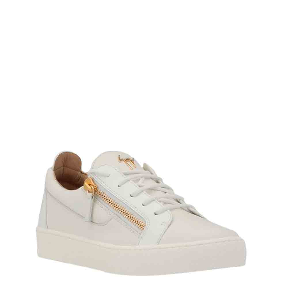 

Giuseppe Zanotti White Frankie Sneakers Size EU