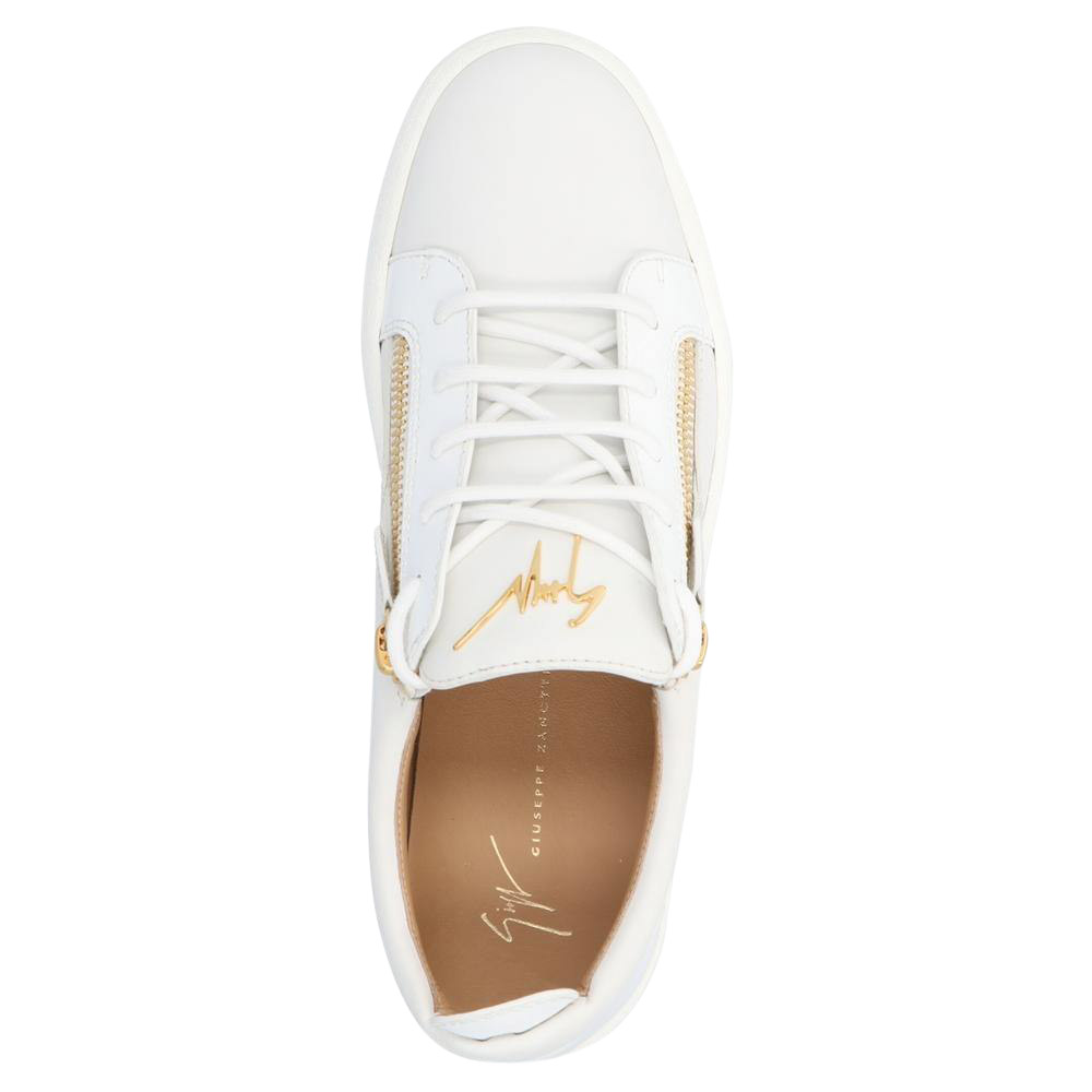 

Giuseppe Zanotti White Frankie Sneakers Size EU