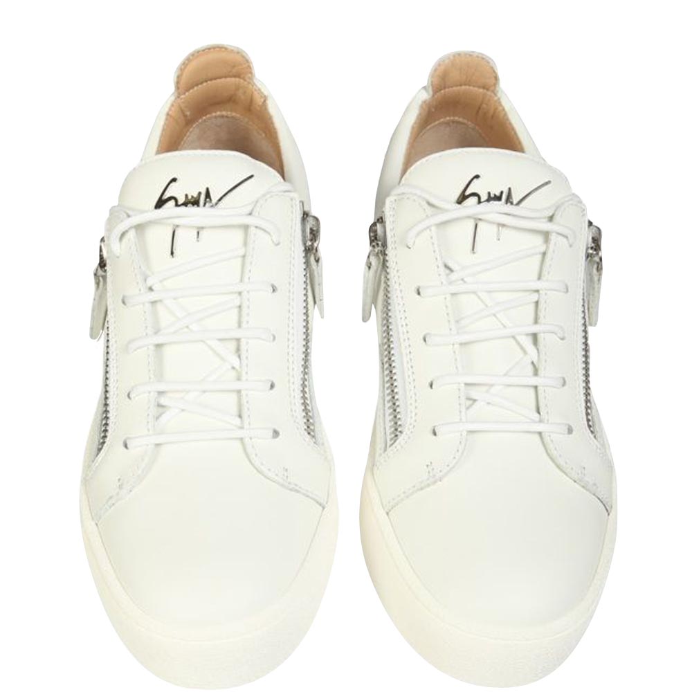 

Giuseppe Zanotti White Frankie Sneakers Size EU