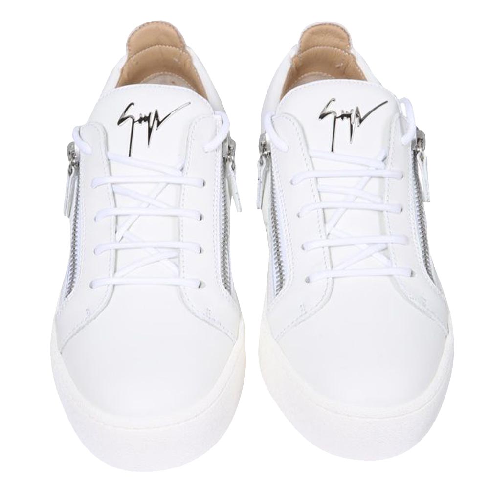 

Giuseppe Zanotti White Frankie Sneakers Size EU