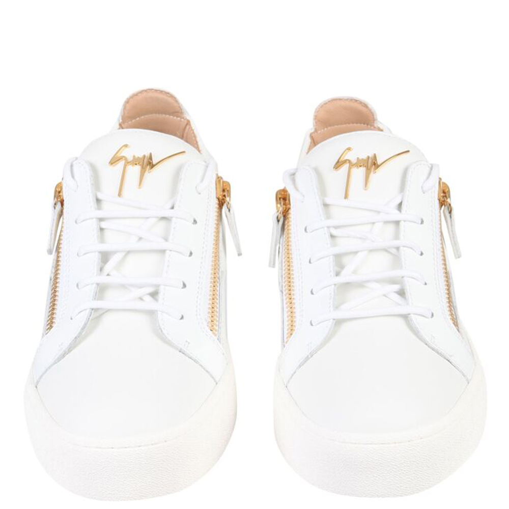 

Giuseppe Zanotti White Frankie Sneakers Size IT