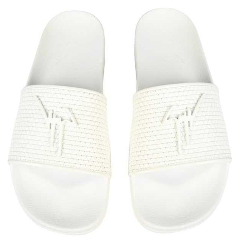 

Giuseppe Zanotti White Brett Slider Sandals Size IT