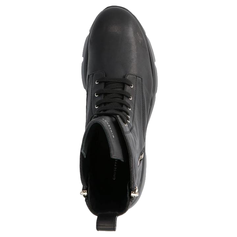 

Giuseppe Zanotti Black Leather Apocalypse Boots Size EU