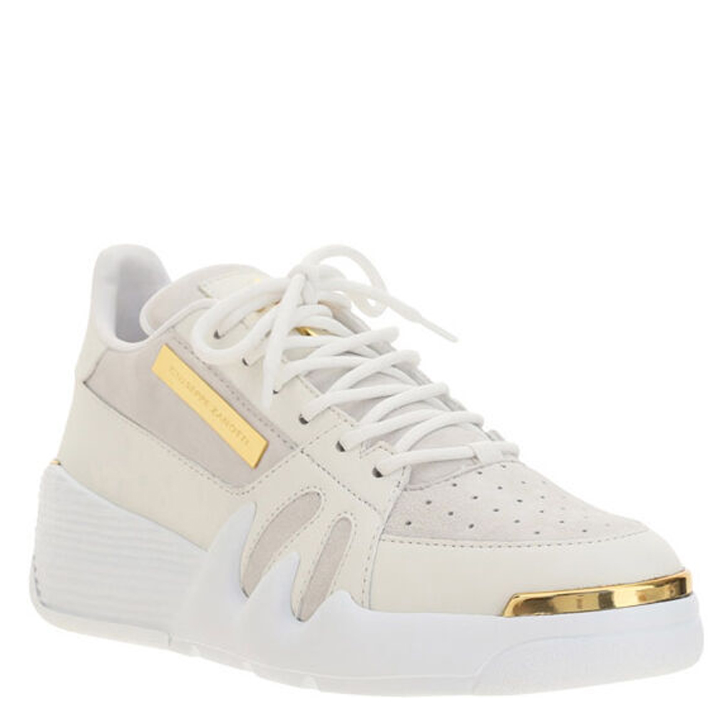 

Giuseppe Zanotti White/Gold Talon Sneakers Size IT