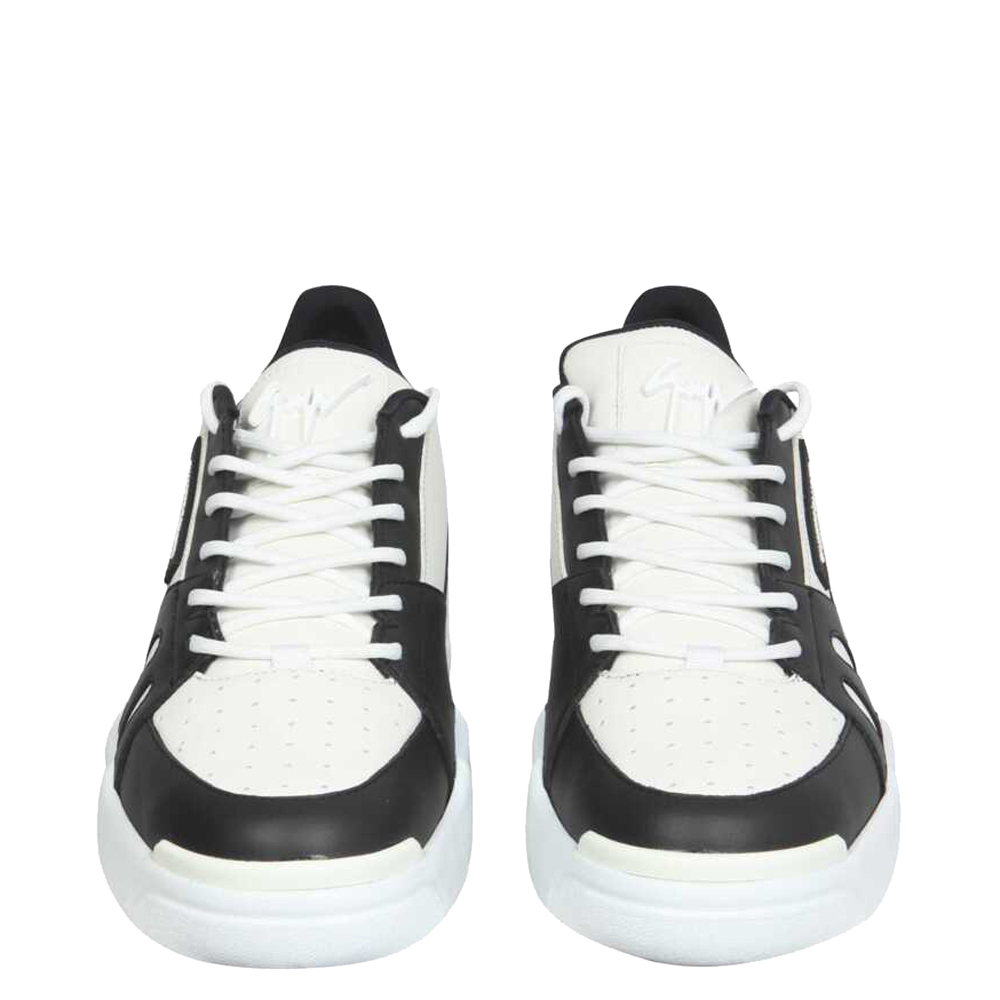 

Giuseppe Zanotti White/Black Leather Talon Sneaker Size IT