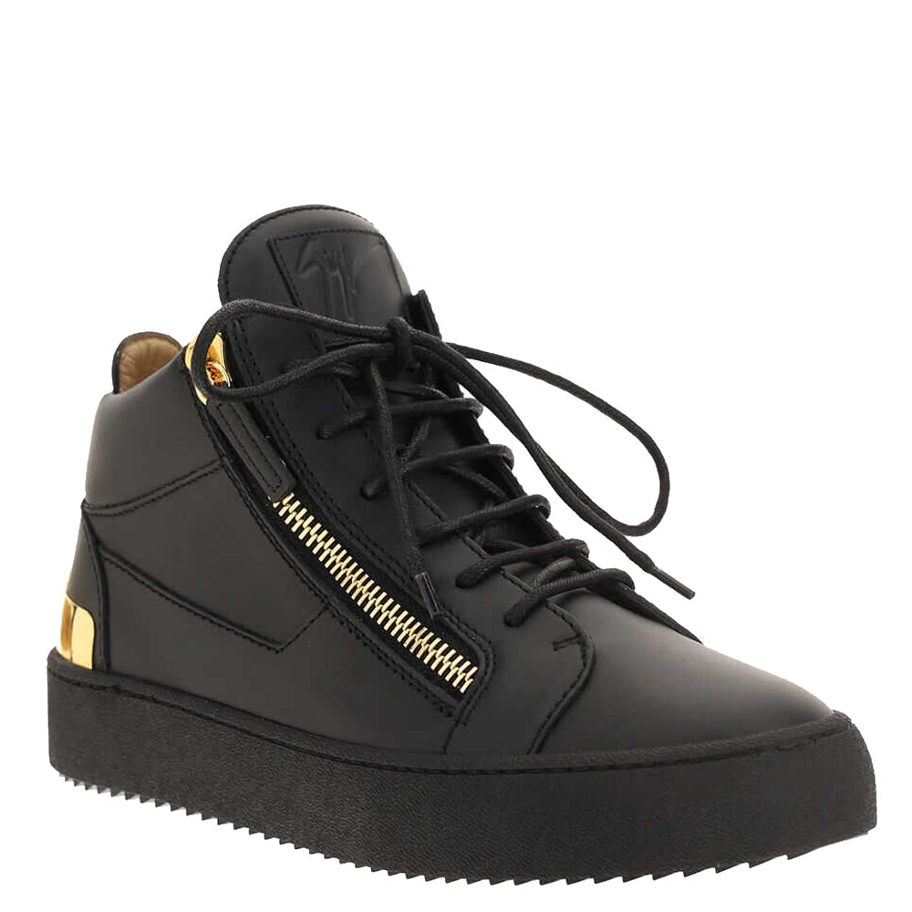 

Giuseppe Zanotti Black/Gold Kriss Steel Sneakers Size IT