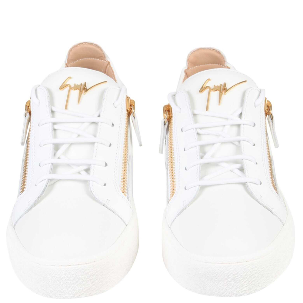 

Giuseppe Zanotti White Frankie Sneakers Size IT