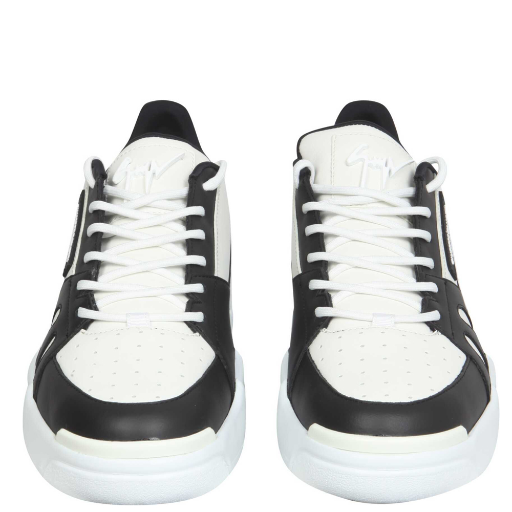 

Giuseppe Zanotti White/Black Leather Talon Sneakers Size IT